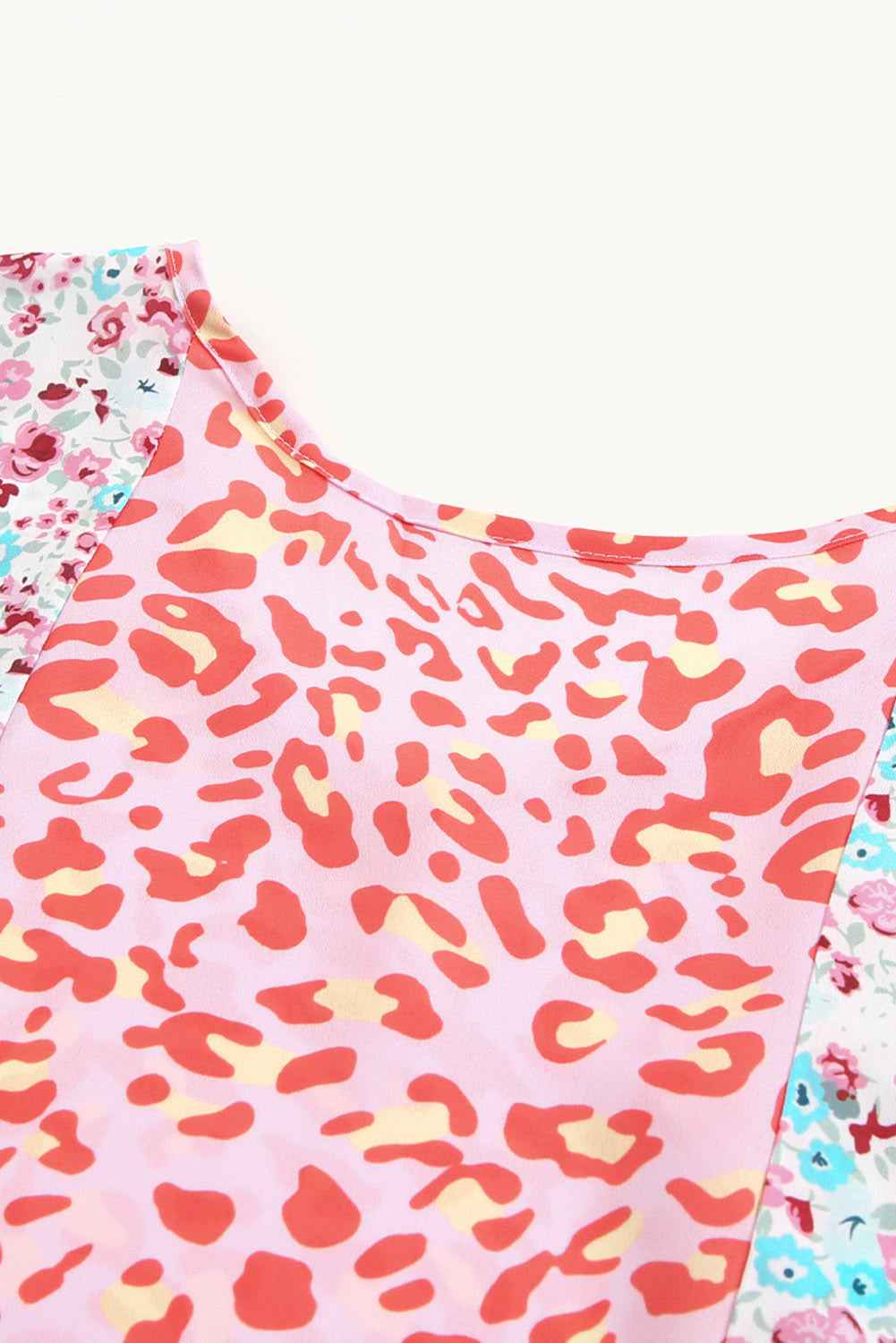 Animal Floral Mix Print Cape Top Multicolor | S-2XL