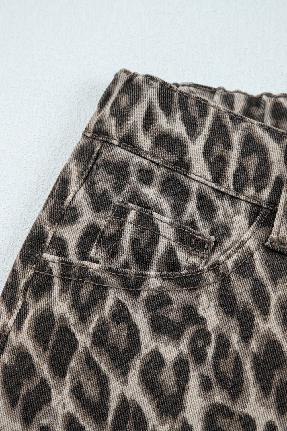 Shop Yellow Leopard Print Straight Loose Leg Jeans UK 8-20 at LivelyLooks