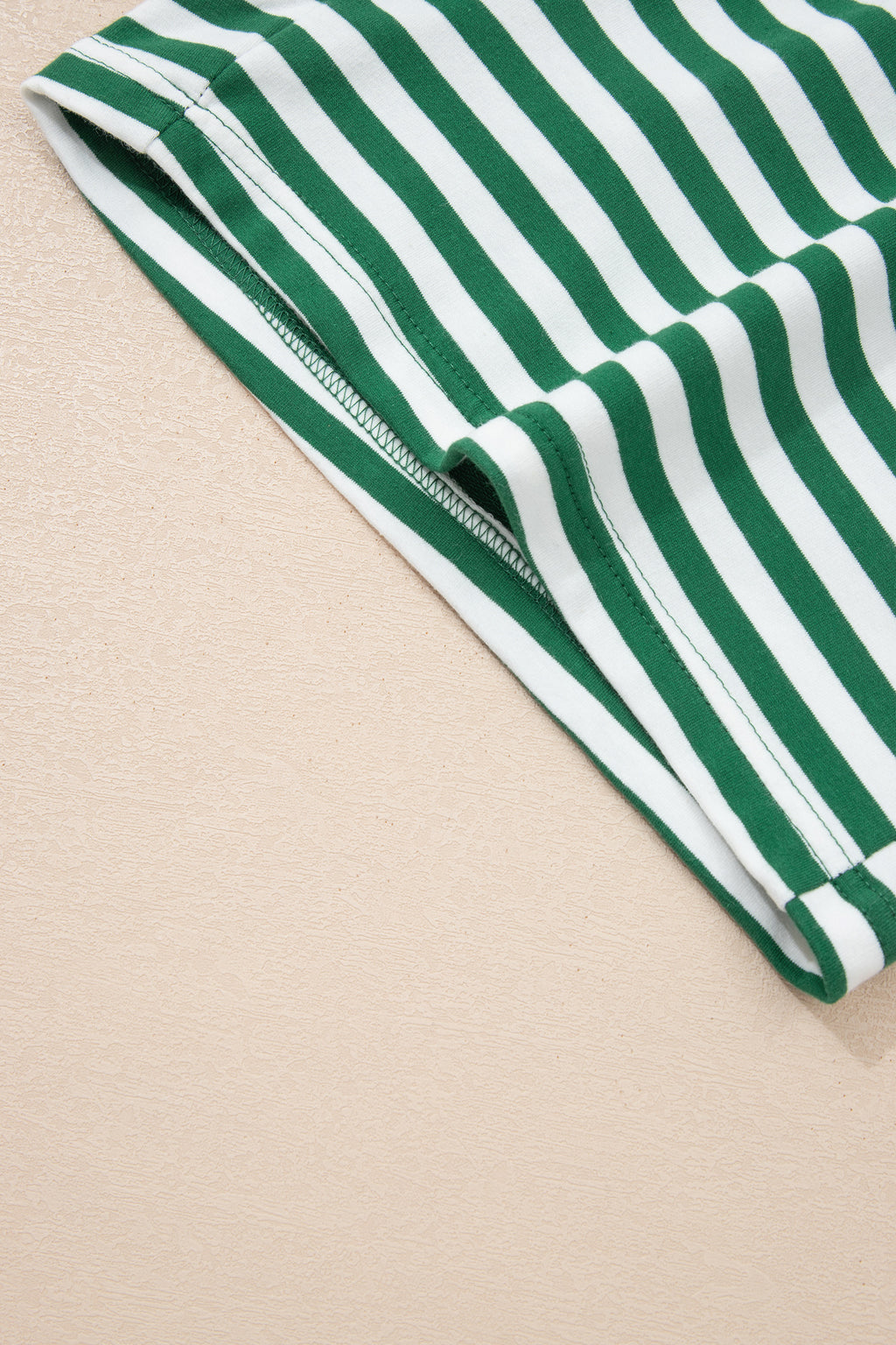 Shop Stripe Drop Shoulder Terry Short Set | Casual Co-ord S-XL at LivelyLooks