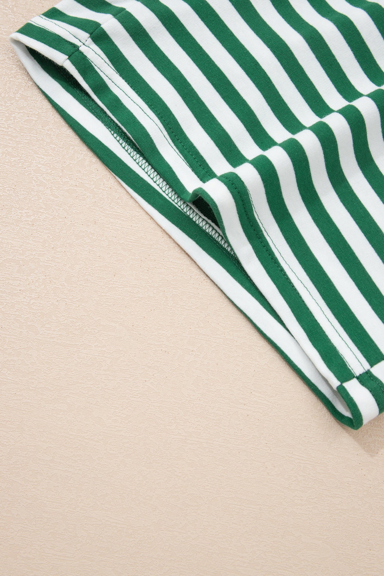 Shop Stripe Drop Shoulder Terry Short Set | Casual Co-ord S-XL at LivelyLooks
