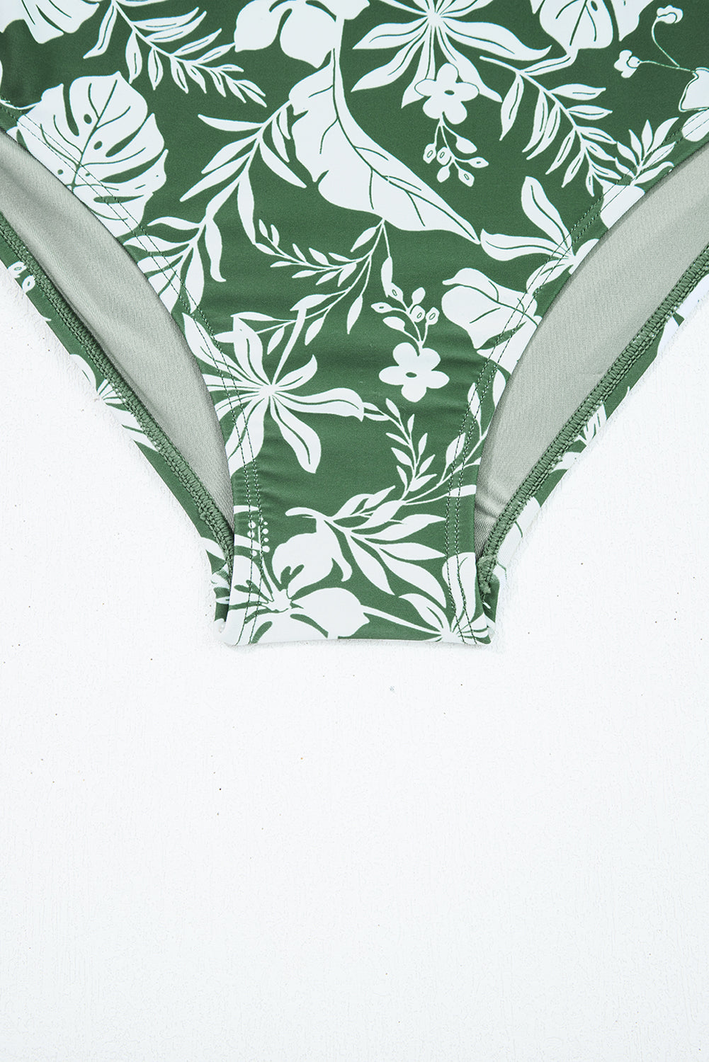 Four Leaf Clover V Neck Tankini & Contrast Print Swim Shorts Set | UK 8–26