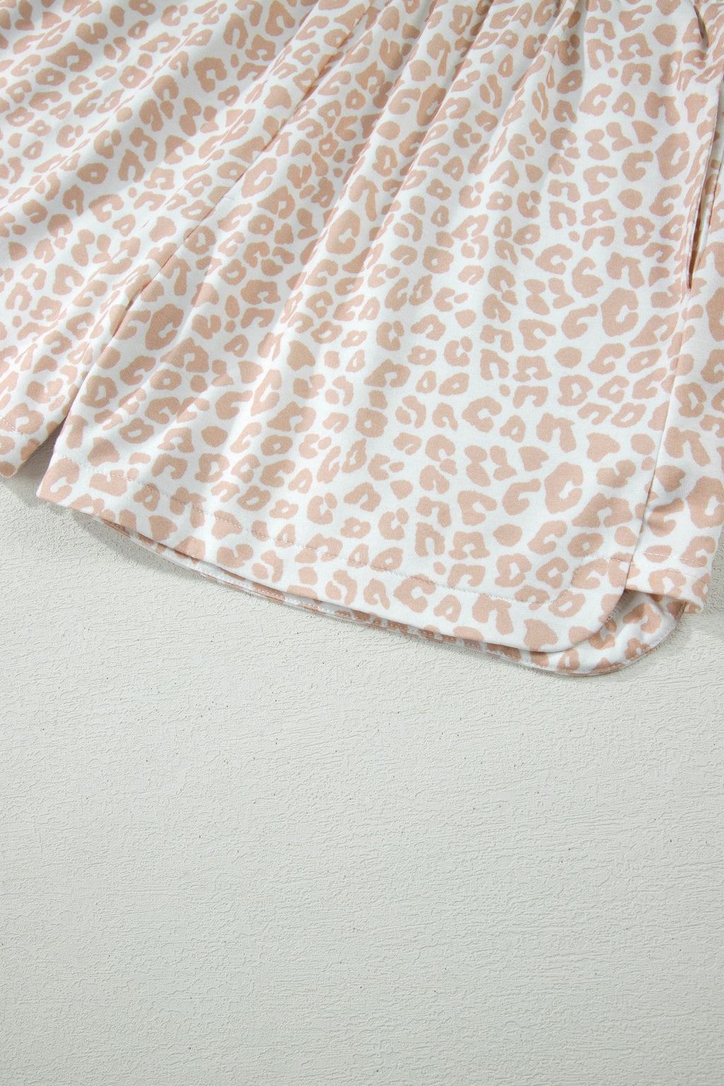 LivelyLooks Beige Leopard Print Zip Polo Top & Shorts Co-ord Set | S-XL women's fashion