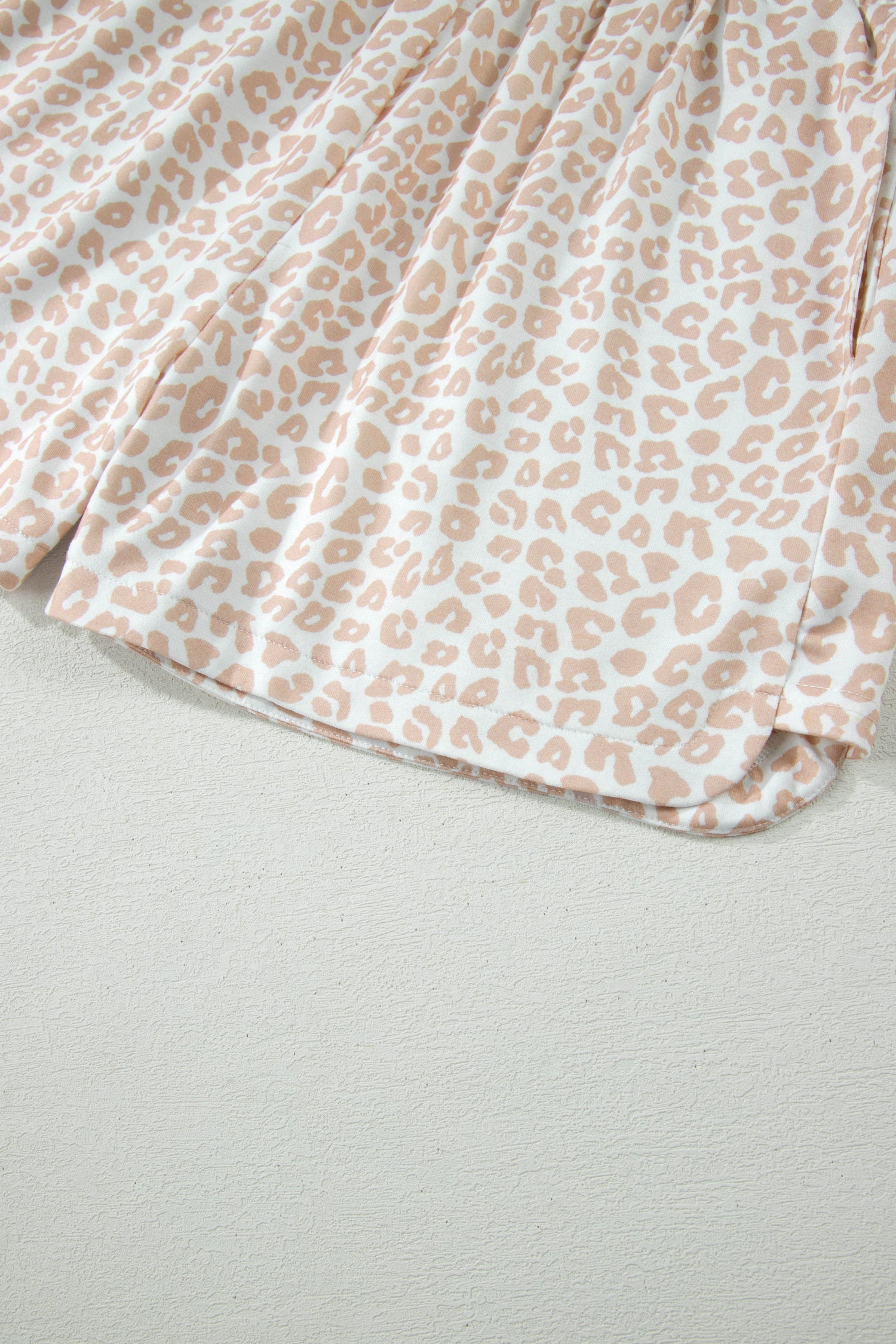 LivelyLooks Beige Leopard Print Zip Polo Top & Shorts Co-ord Set | S-XL women's fashion