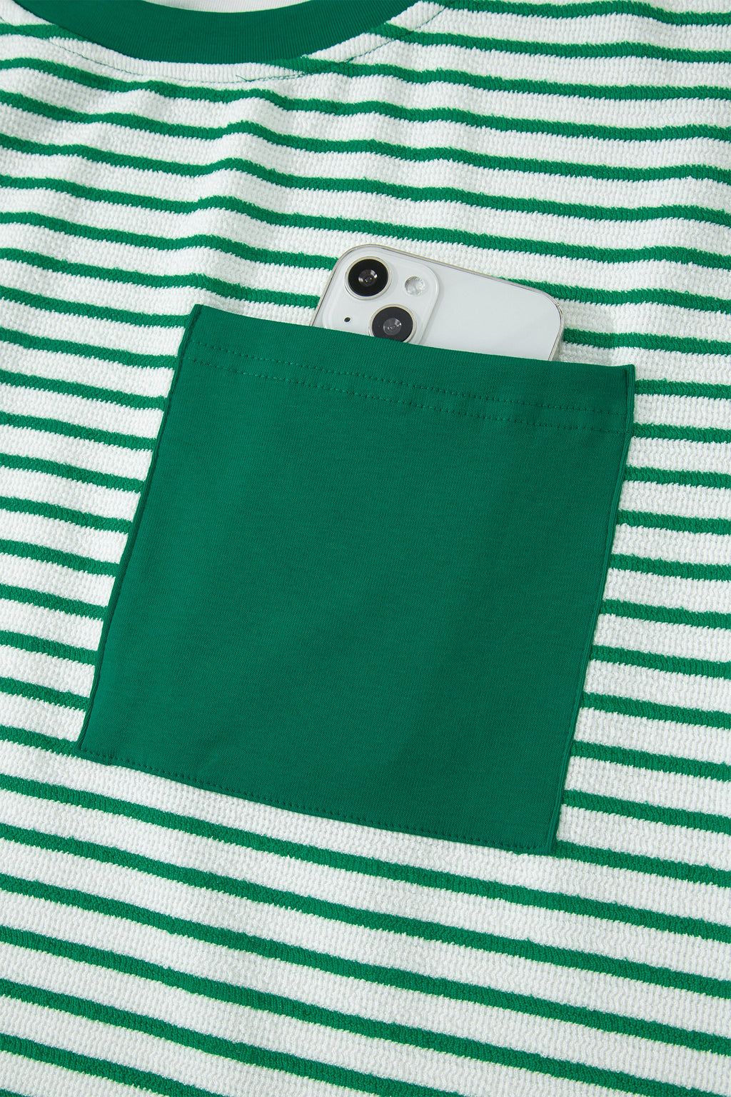 Stripe Crew Neck Tee & Drawstring Cropped Trousers Set | 4 Colours | Sizes 8-22