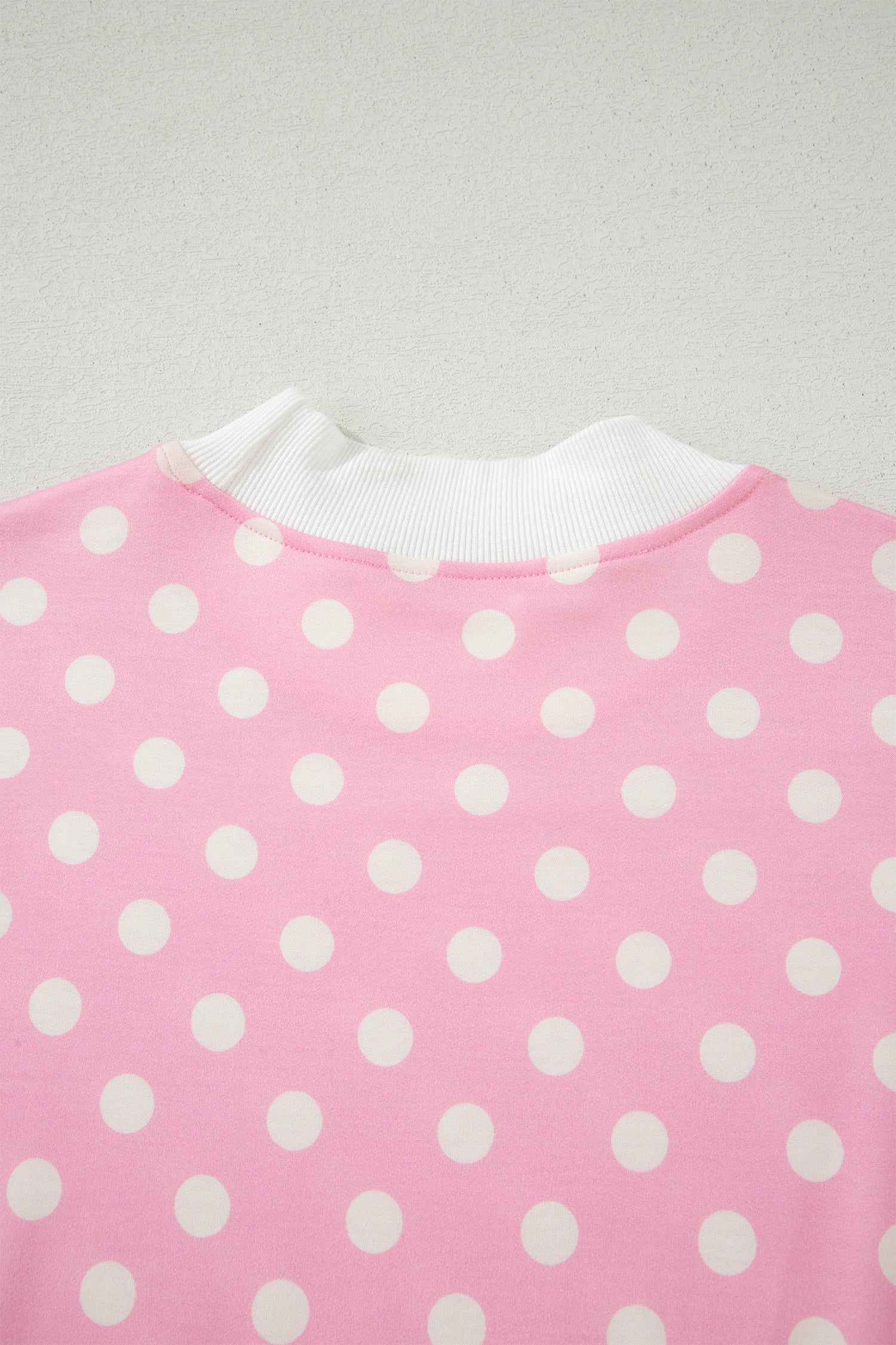 Polka Dot Mock Neck Short Set – Yellow, Pink, Sky Blue & Green