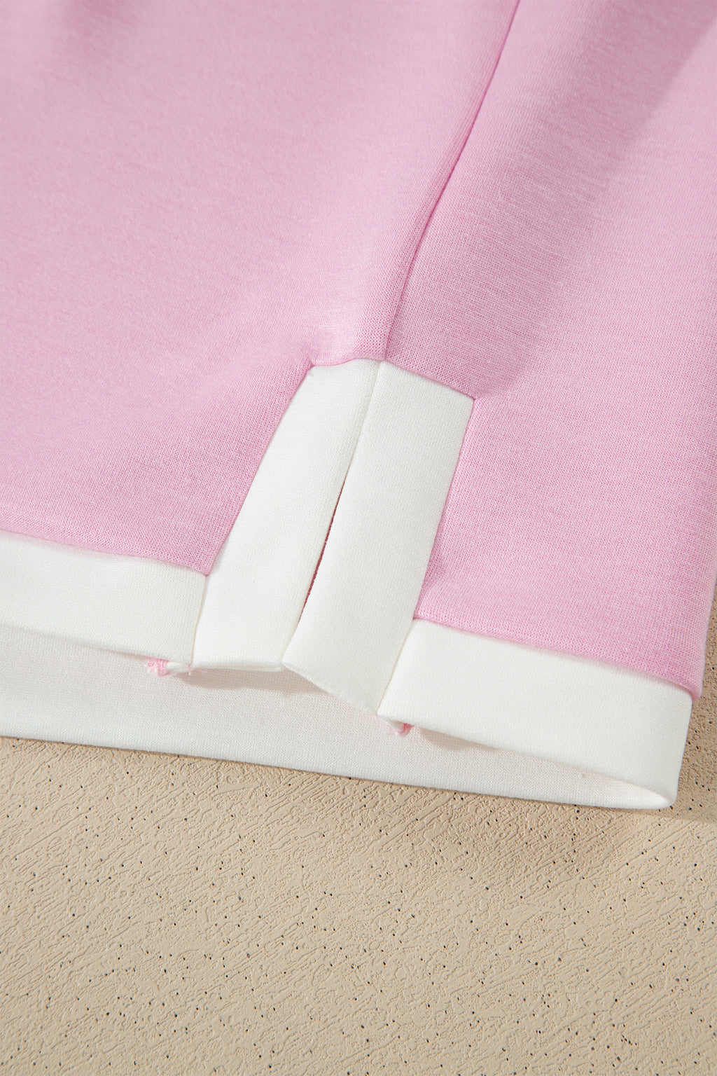 Colourblock Trim Cropped Tank & Wide Leg Trousers Set | Pink & Sky Blue | Sizes 8-22