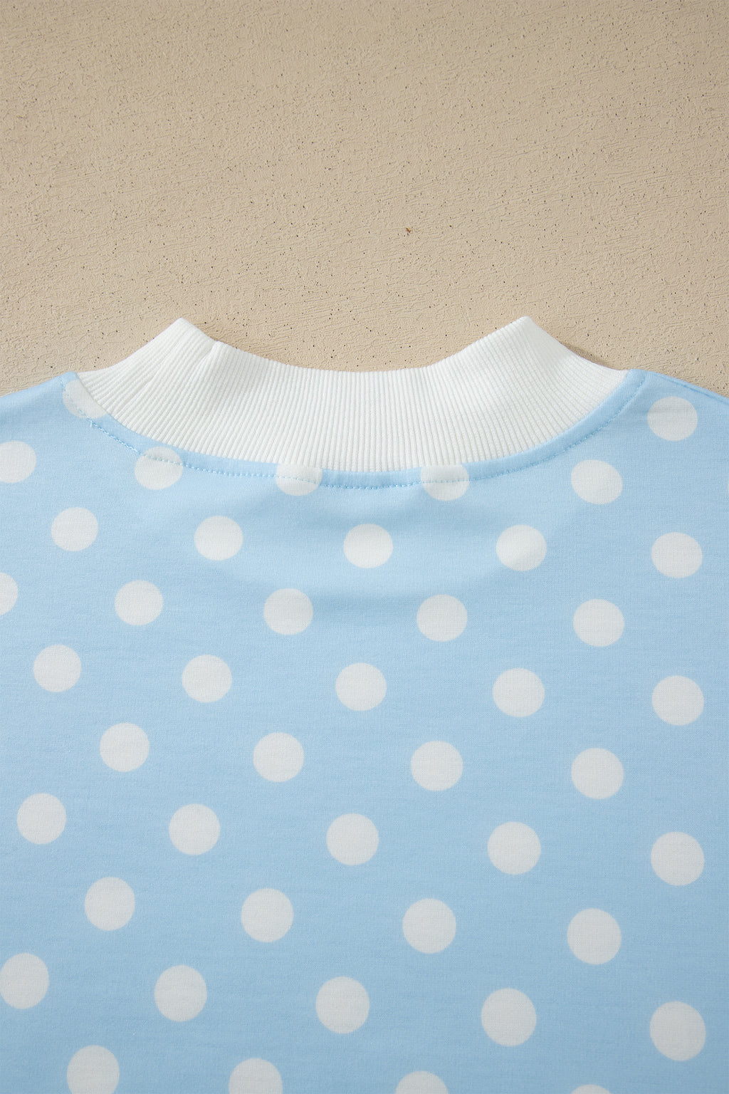 Polka Dot Mock Neck Short Set – Yellow, Pink, Sky Blue & Green