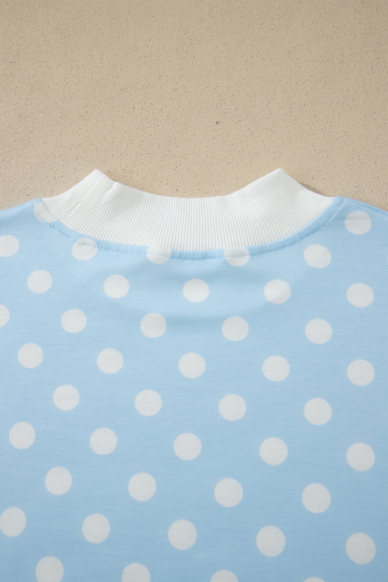 Polka Dot Mock Neck Short Set – Yellow, Pink, Sky Blue & Green