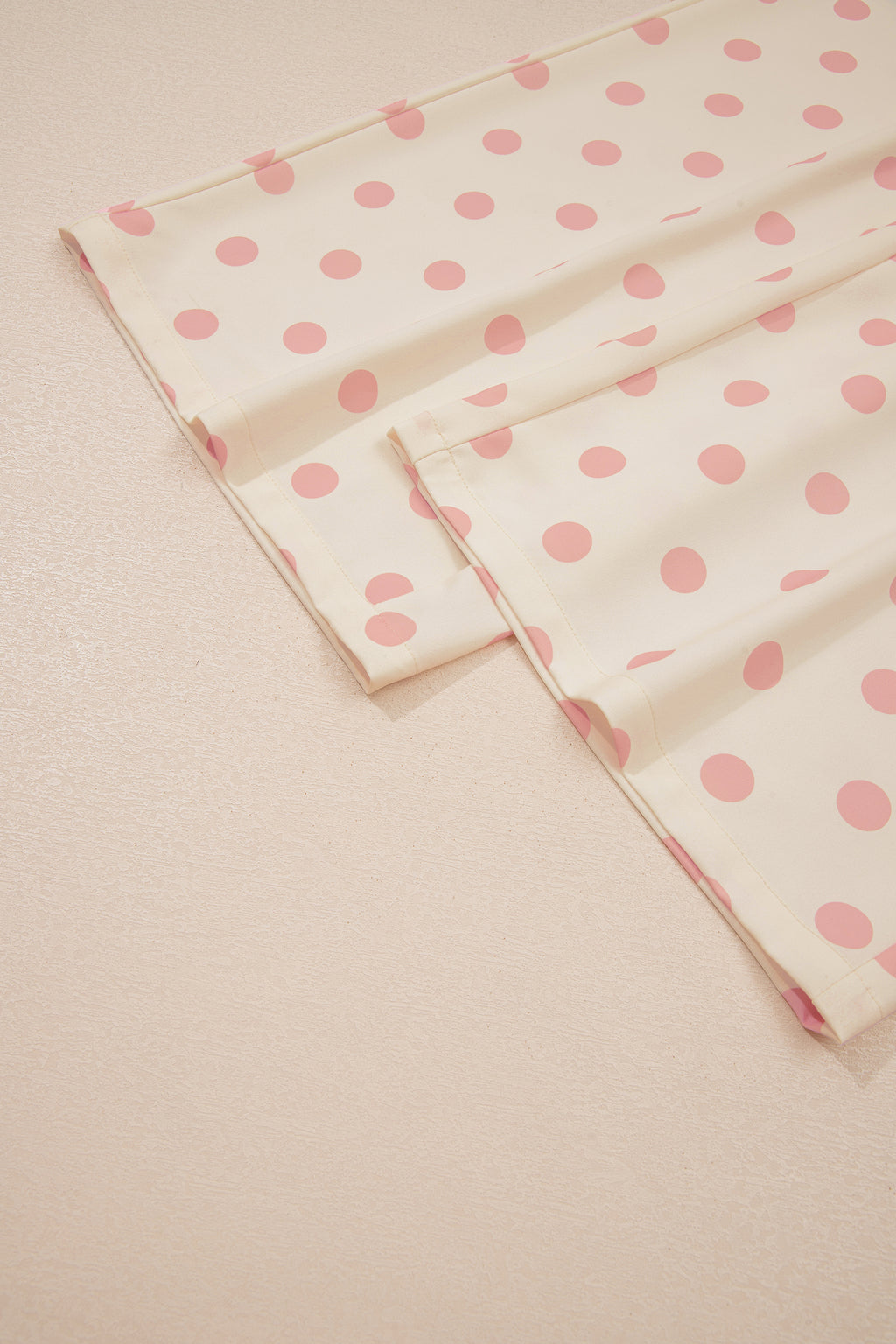 Shop Polka Dot Patched Pocket Mid-Rise Straight Leg Trousers S-XL at LivelyLooks