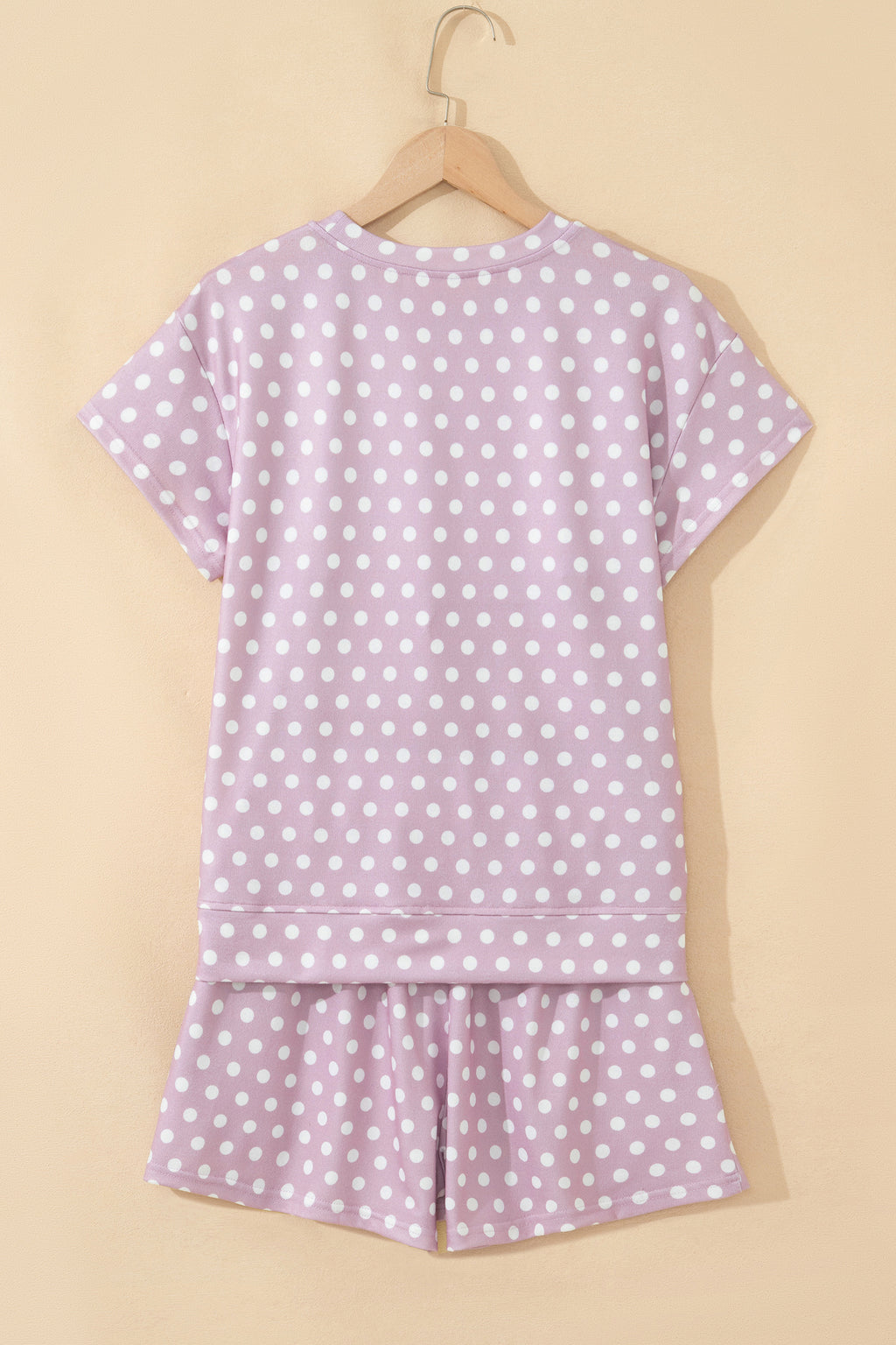 LivelyLooks Polka Dot Print Short Sleeve Top & Shorts Co-ord Set S-2XL women's fashion
