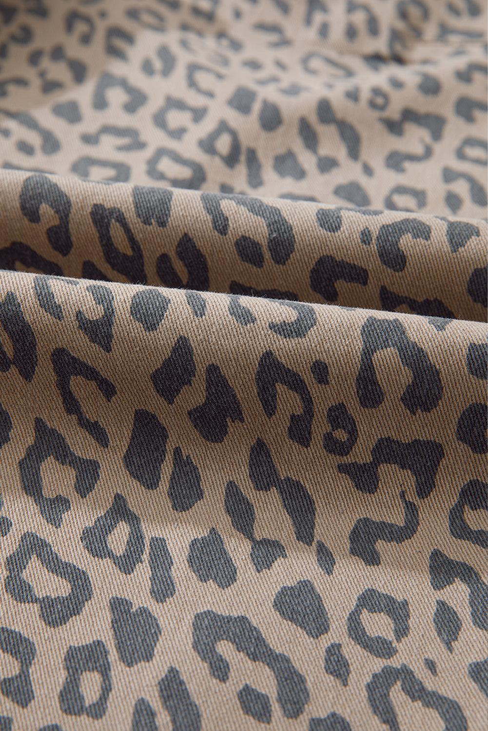 Shop Leopard Print Drawstring Elastic Waist Barrel Jeans UK 8-20 at LivelyLooks
