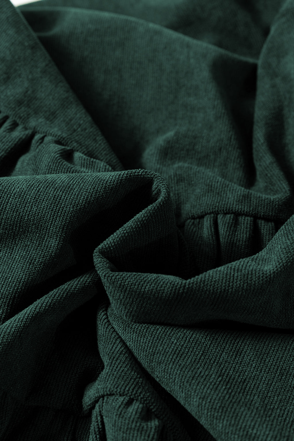 Lantern Sleeve Tiered Mini Dress | Black, Dark Brown & Mist Green | UK 8–22