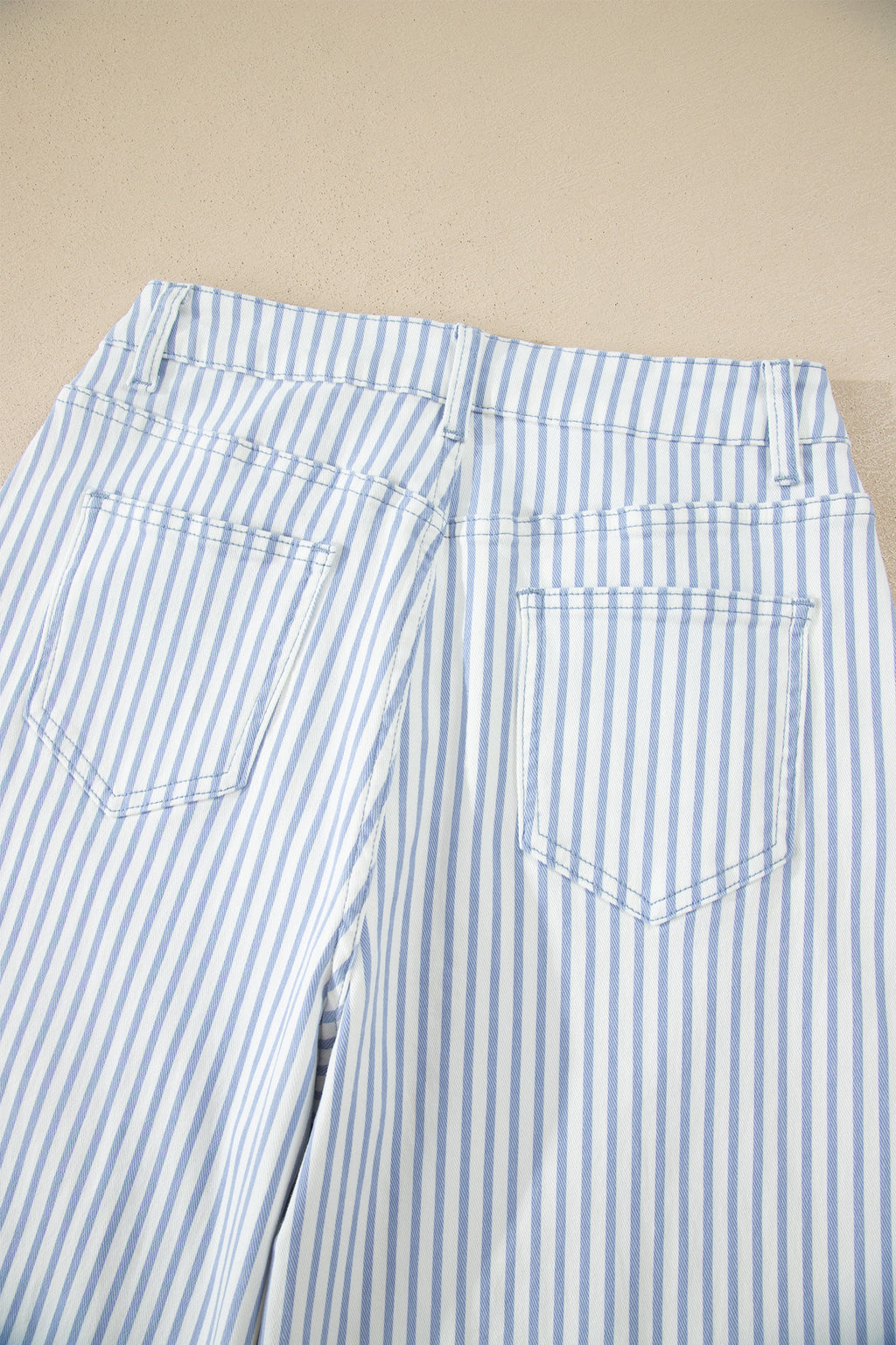 Stripe Casual Barrel Leg Jeans UK 4-16
