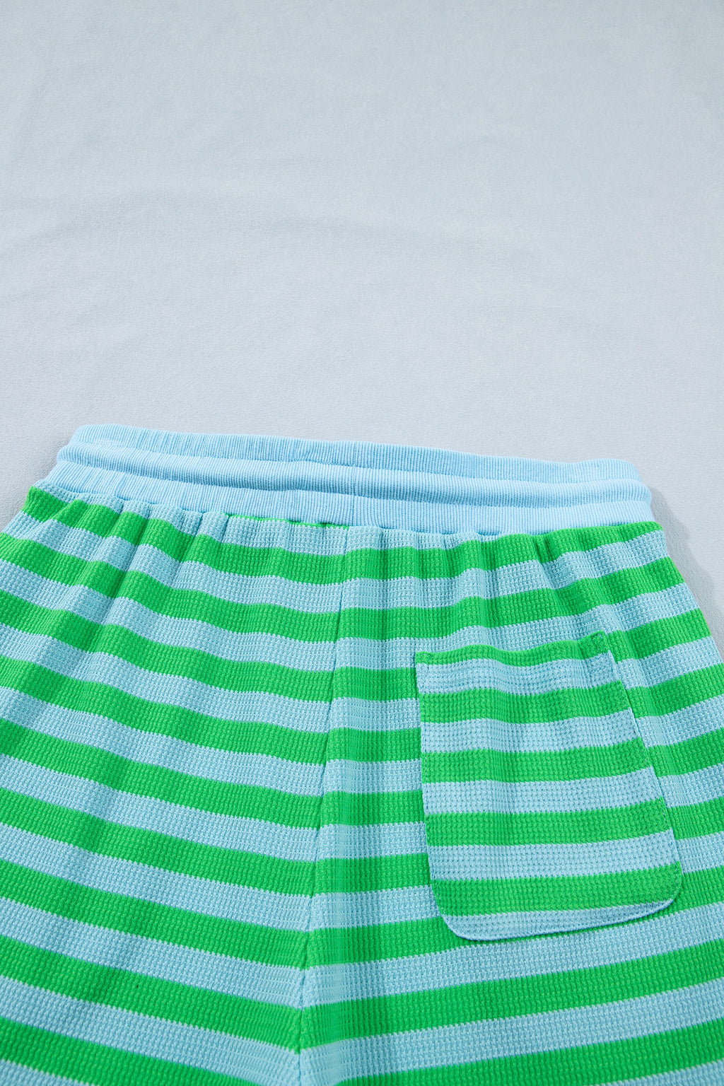 LivelyLooks Women's Stripe Puff Sleeve Top & Shorts Matching Set S-2XL women's fashion