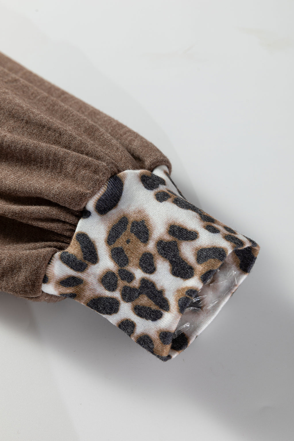Leopard Colourblock Patchwork Dolman Sleeve Baggy Sweatshirt | Pink & Grey