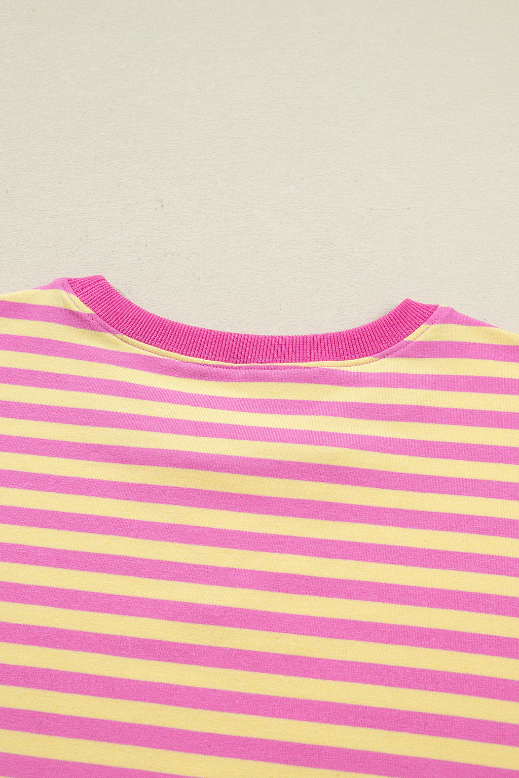 Shop Stripe Drop Shoulder Terry Short Set | Casual Co-ord S-XL at LivelyLooks