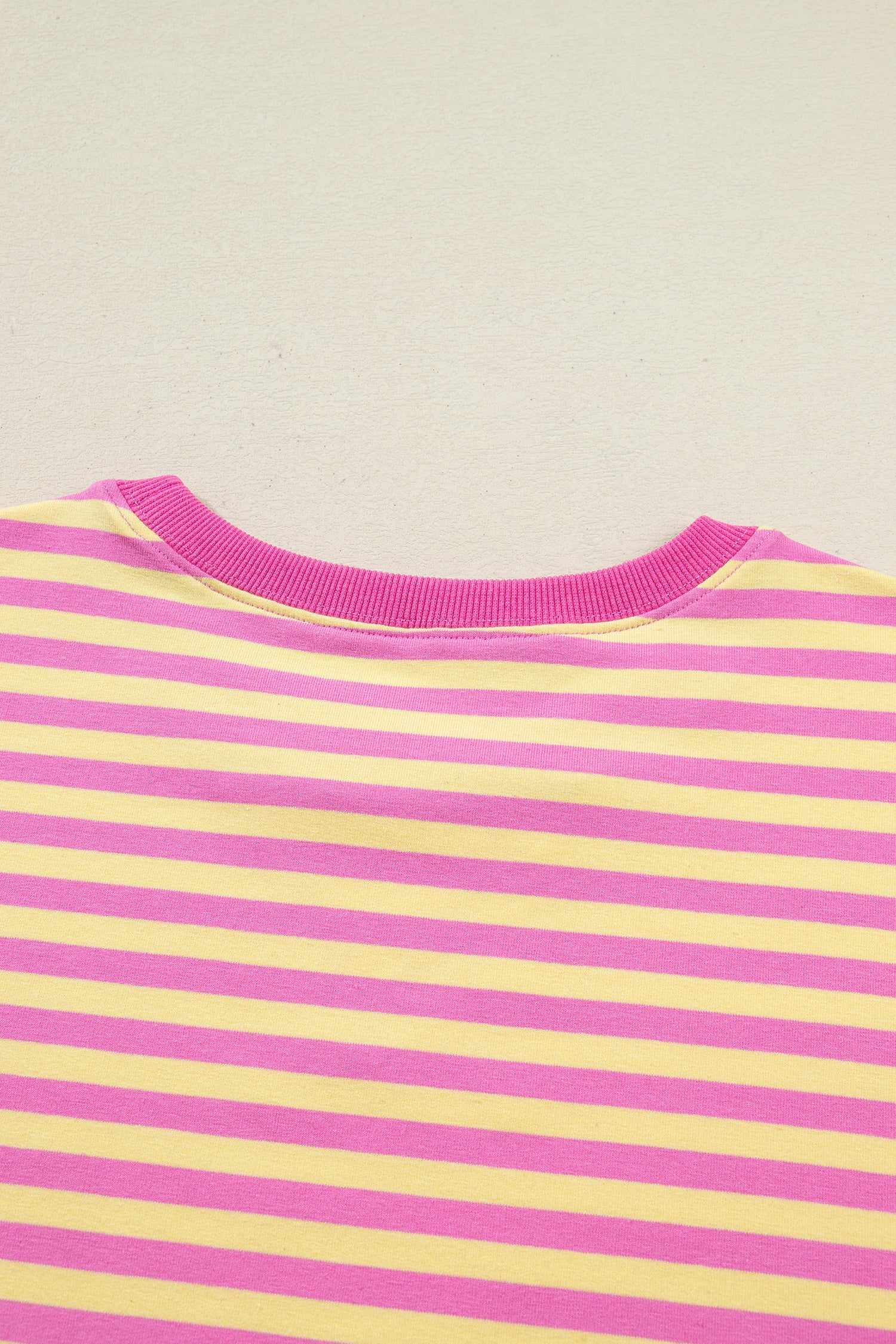 Shop Stripe Drop Shoulder Terry Short Set | Casual Co-ord S-XL at LivelyLooks