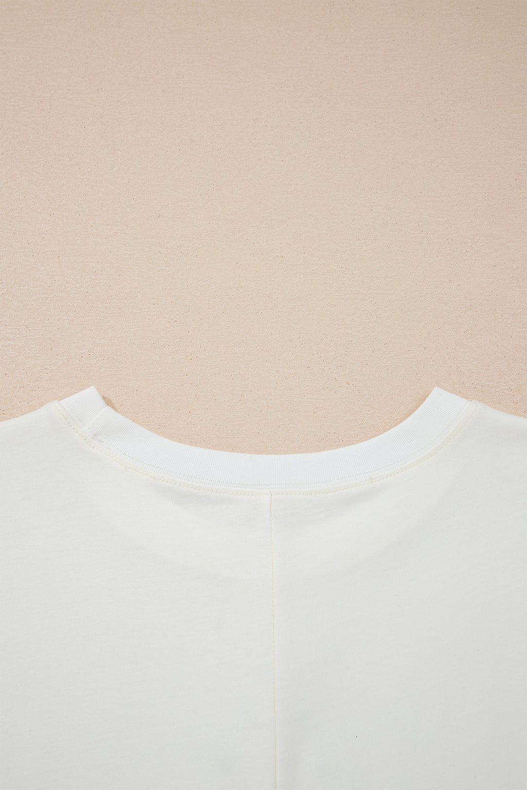LivelyLooks Beige Star Print Stud Detail Cotton Jersey Top S-XL women's fashion