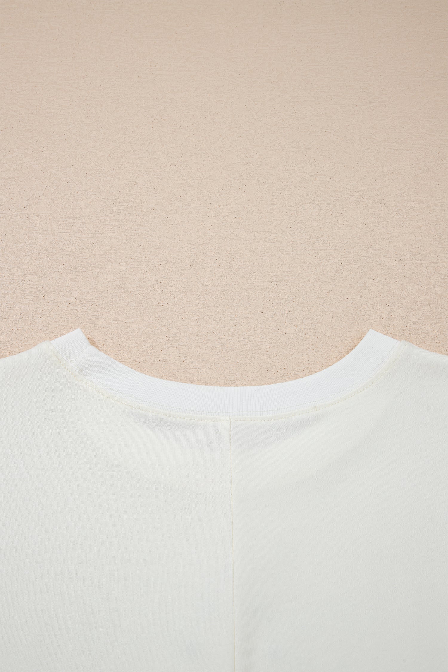 LivelyLooks Beige Star Print Stud Detail Cotton Jersey Top S-XL women's fashion