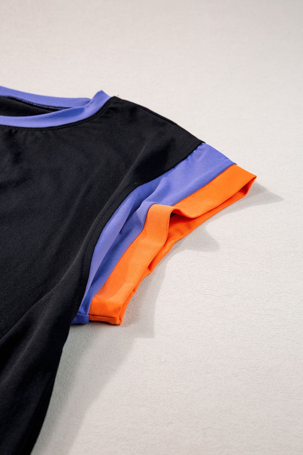 Colour Block Cap Sleeve Tee & Crop Wide Leg Trousers Set | 8 Colours