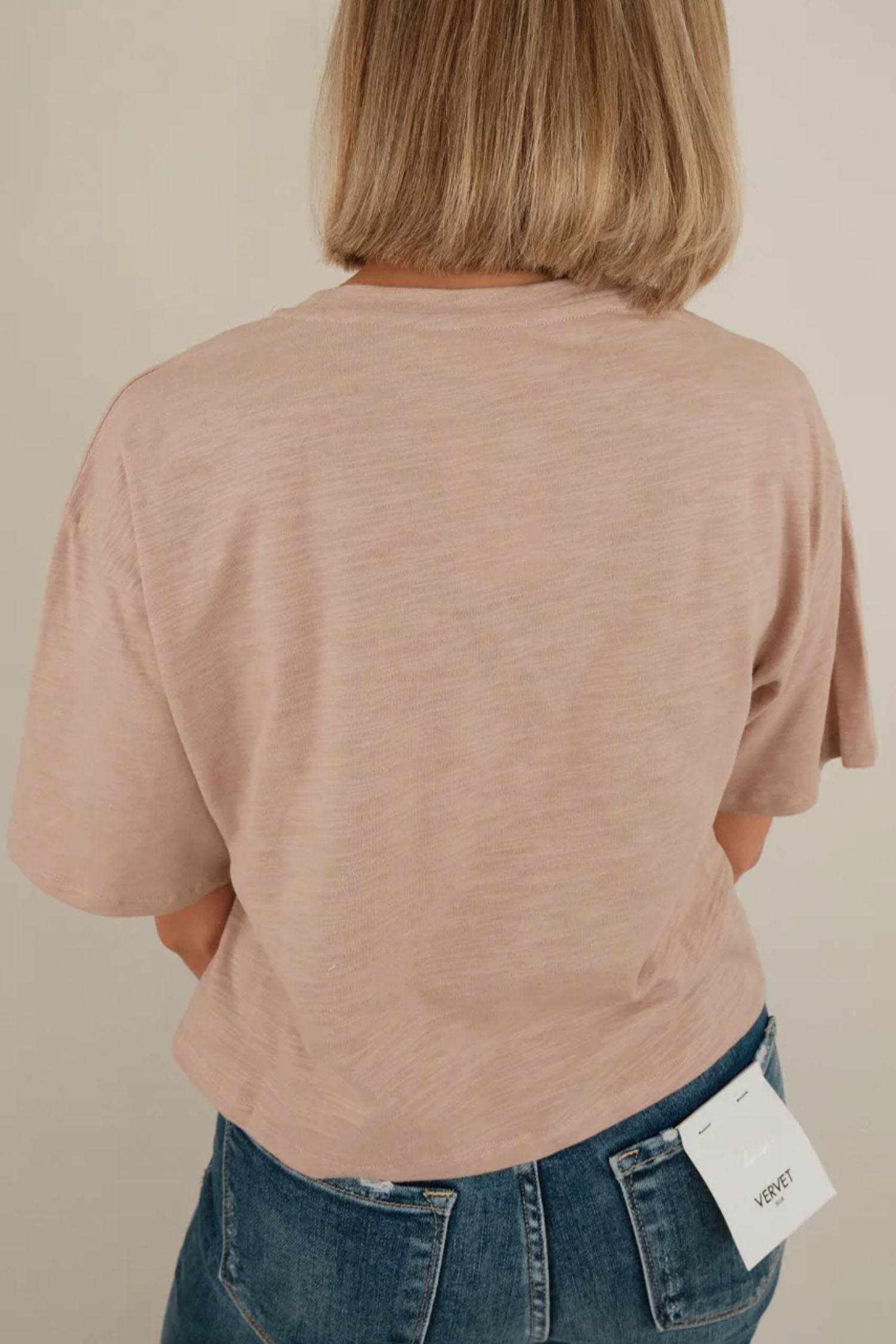 Beige Lace Pearl Bead Horseshoe Graphic Western T-Shirt