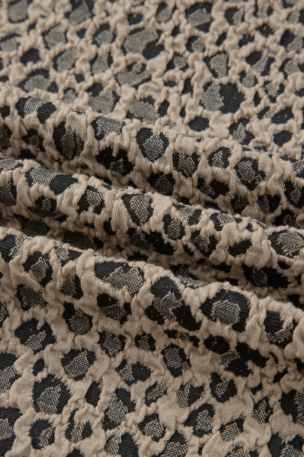 Women's Khaki Leopard Textured Sleeveless Mini Dress with Pockets at LivelyLooks