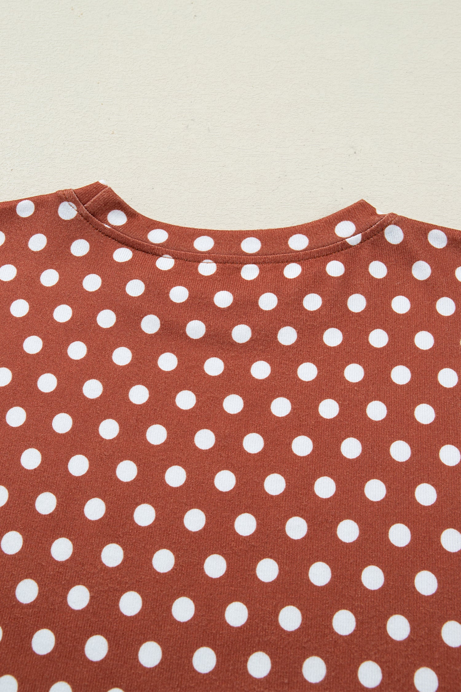 Women's Polka Dot Print Short Sleeve Top & Shorts Co-ord Set S-2XL at LivelyLooks