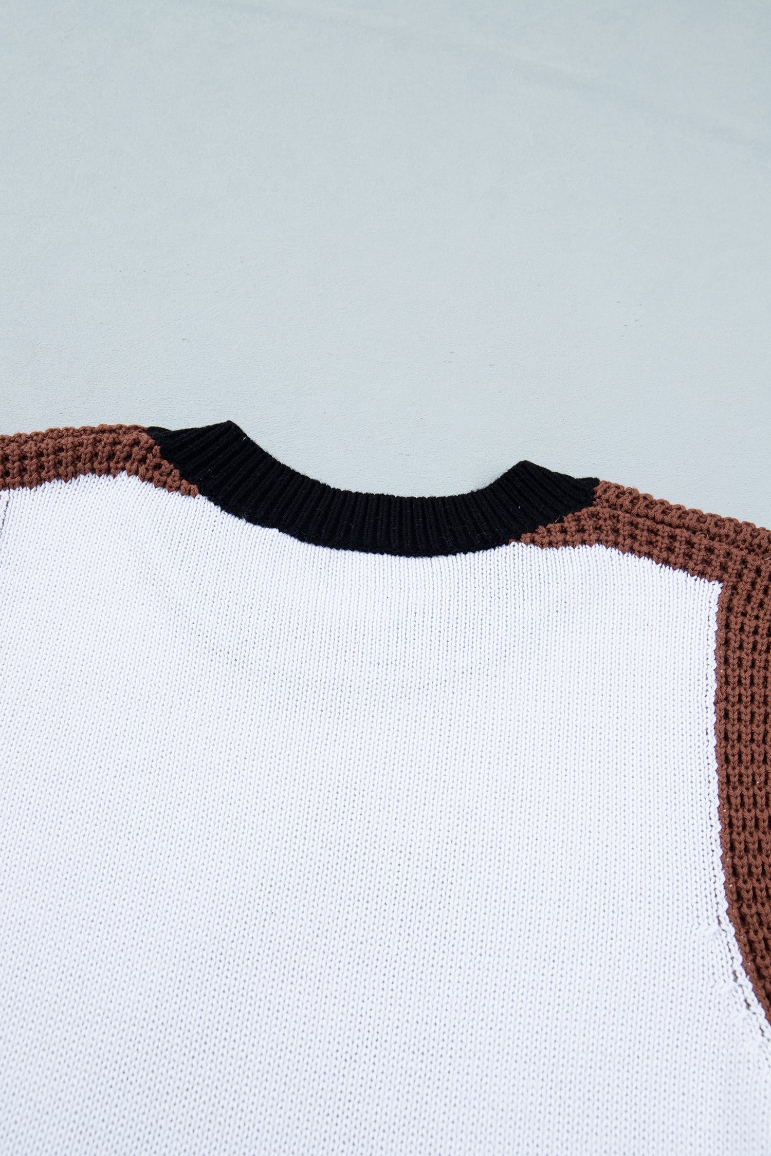 Shop White Western Horse Head Colorblock Trim Sweater Vest at LivelyLooks