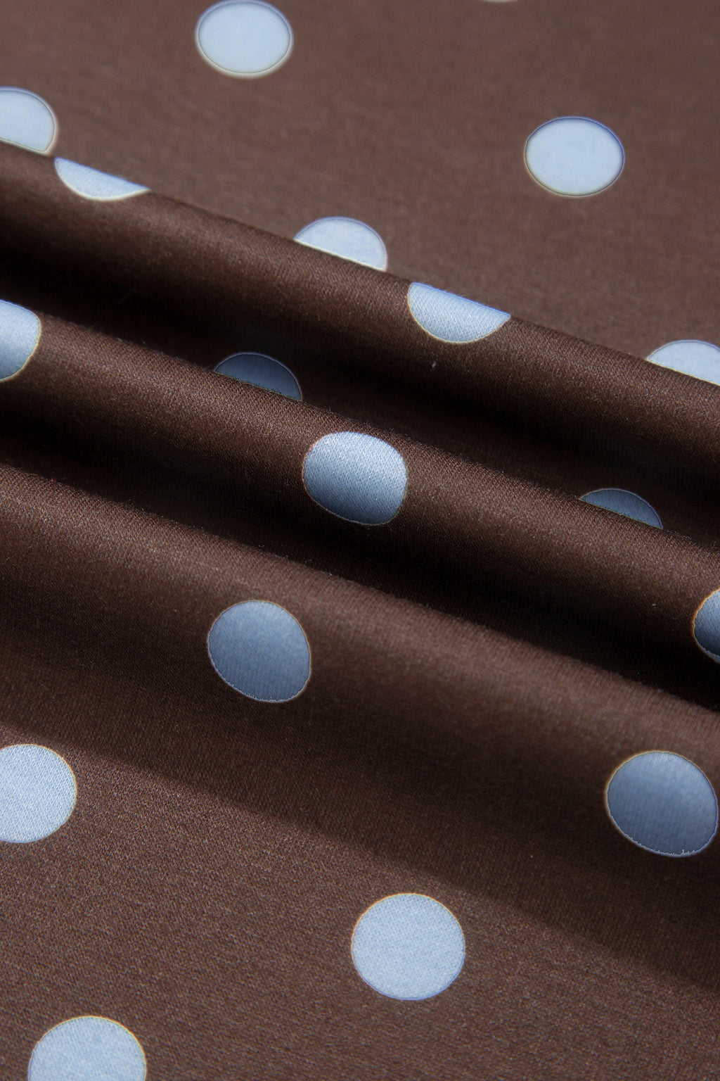 Brown Polka Dot Long Sleeve Pullover Bow Detail Skort Set | UK 8–22
