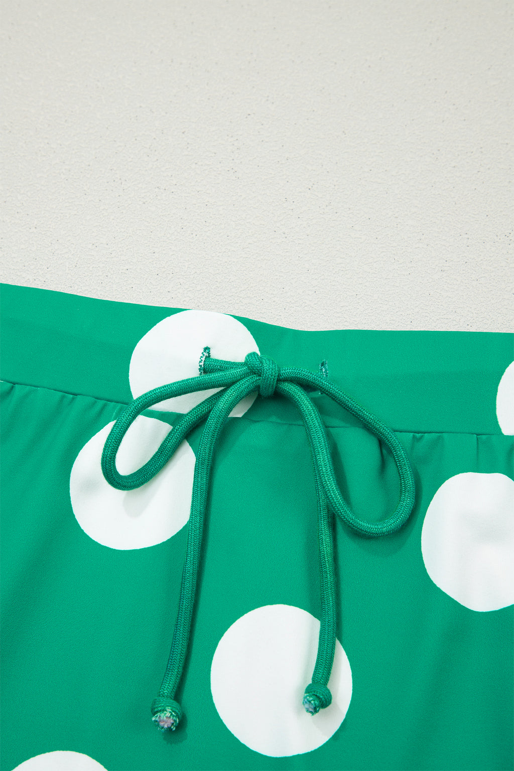 Green Polka Dot 2pcs Set Cropped Tee Bodycon Skort Women S-XL