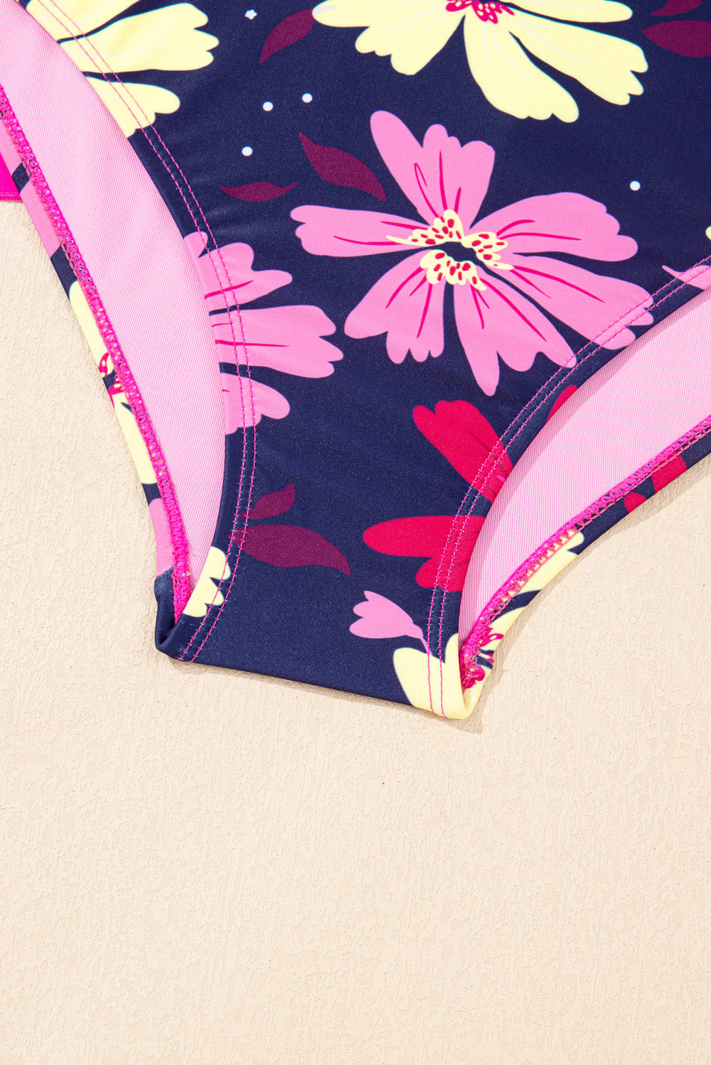 Rose Red Tie Shoulder Floral Print Tankini Set | UK 8–26