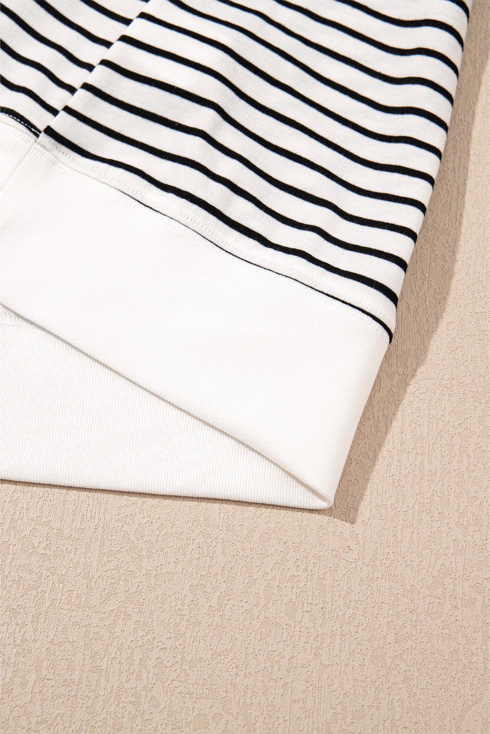 Black Stripe V-Neck Tee & Shorts Co-ord Set | 2-Piece
