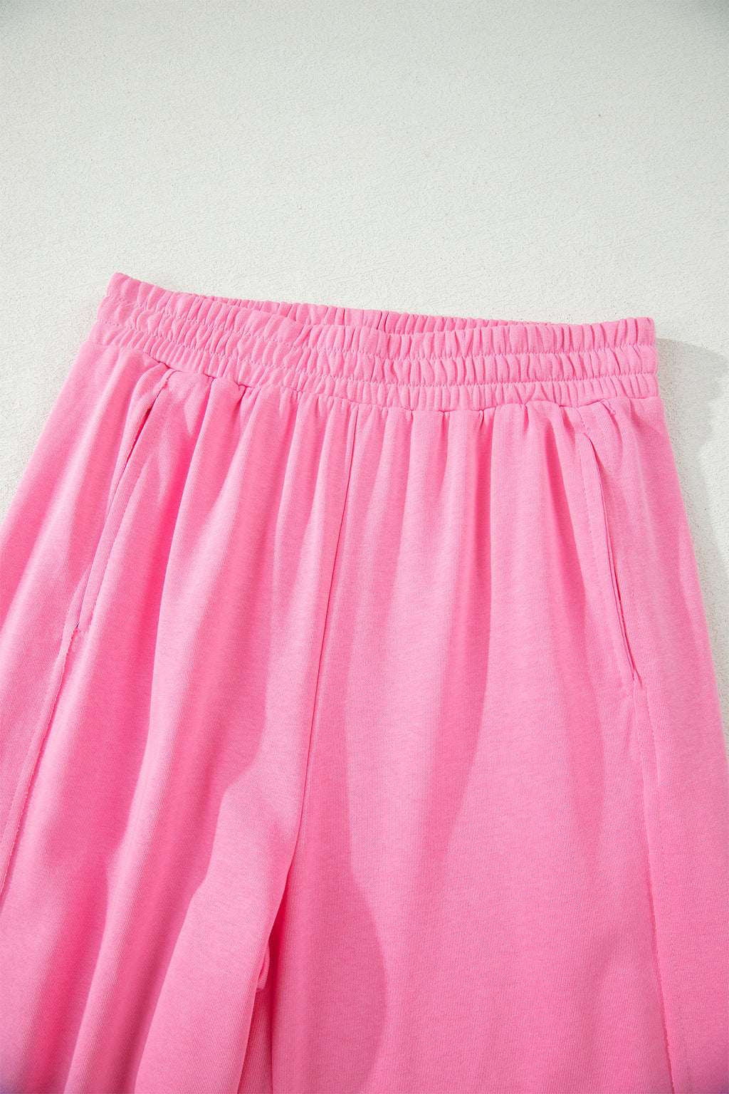 Solid Oversized Tee & Pocketed Wide Leg Trousers Set | 3 Colours | Sizes 8-22
