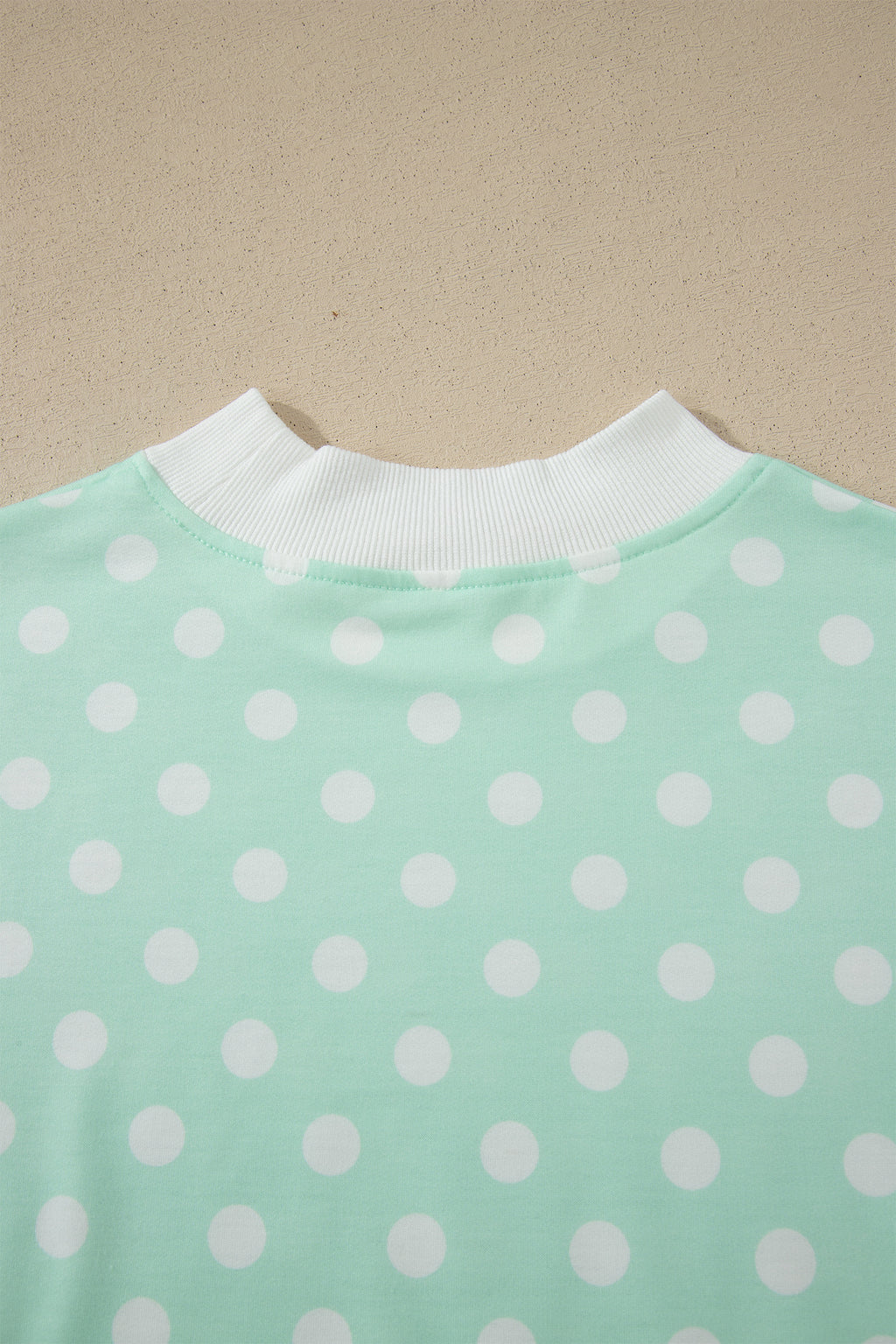 Polka Dot Mock Neck Short Set – Yellow, Pink, Sky Blue & Green