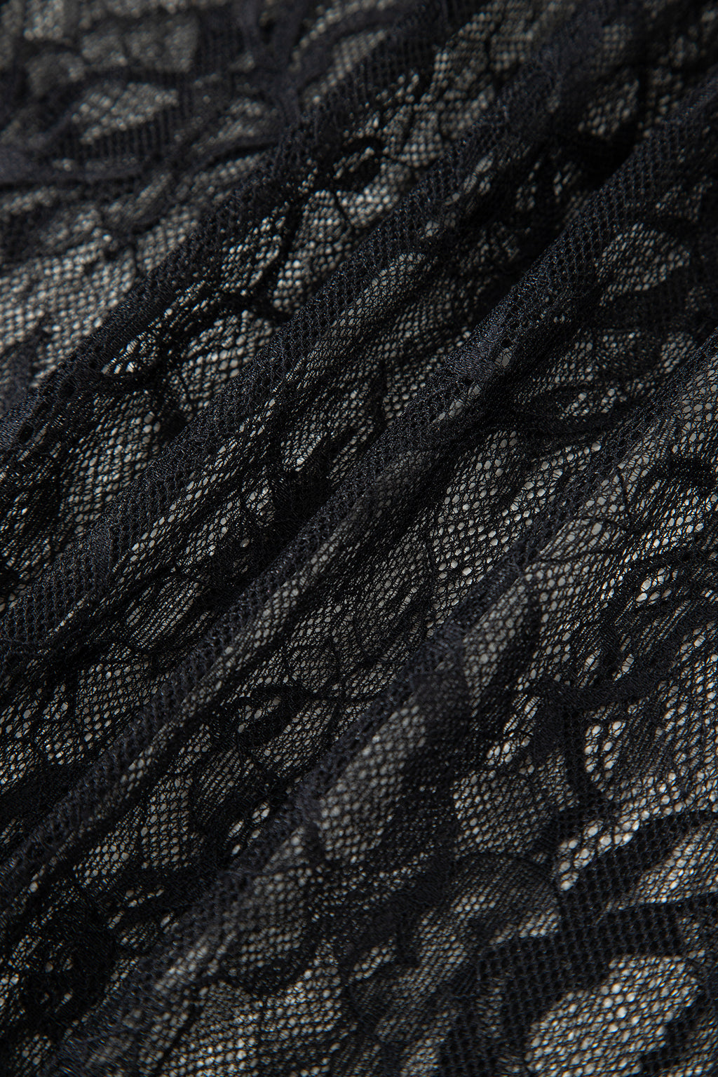 Black Sleeveless Sheer Floral Lace Patchwork Maxi Dress Women S-XL