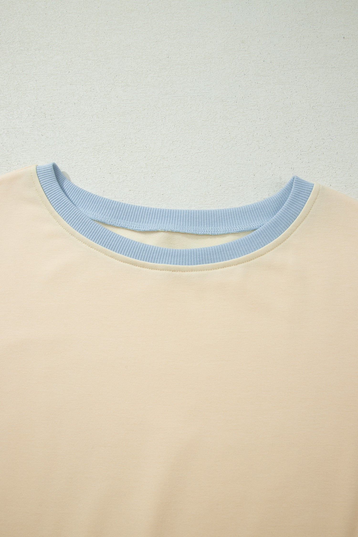 Colourblock Drop Shoulder T-Shirt & Skort 2-Piece Set Beige Black Green