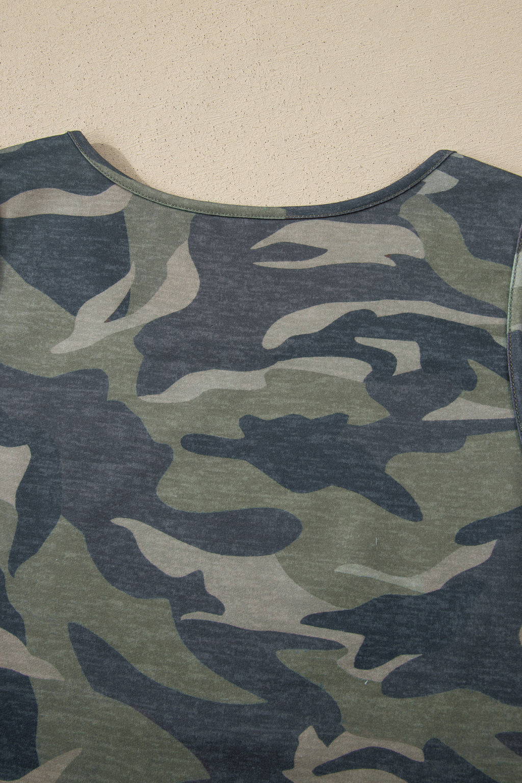Women's Green Camo Sleeveless Tank & Drawstring Trouser Co-ord Set at LivelyLooks