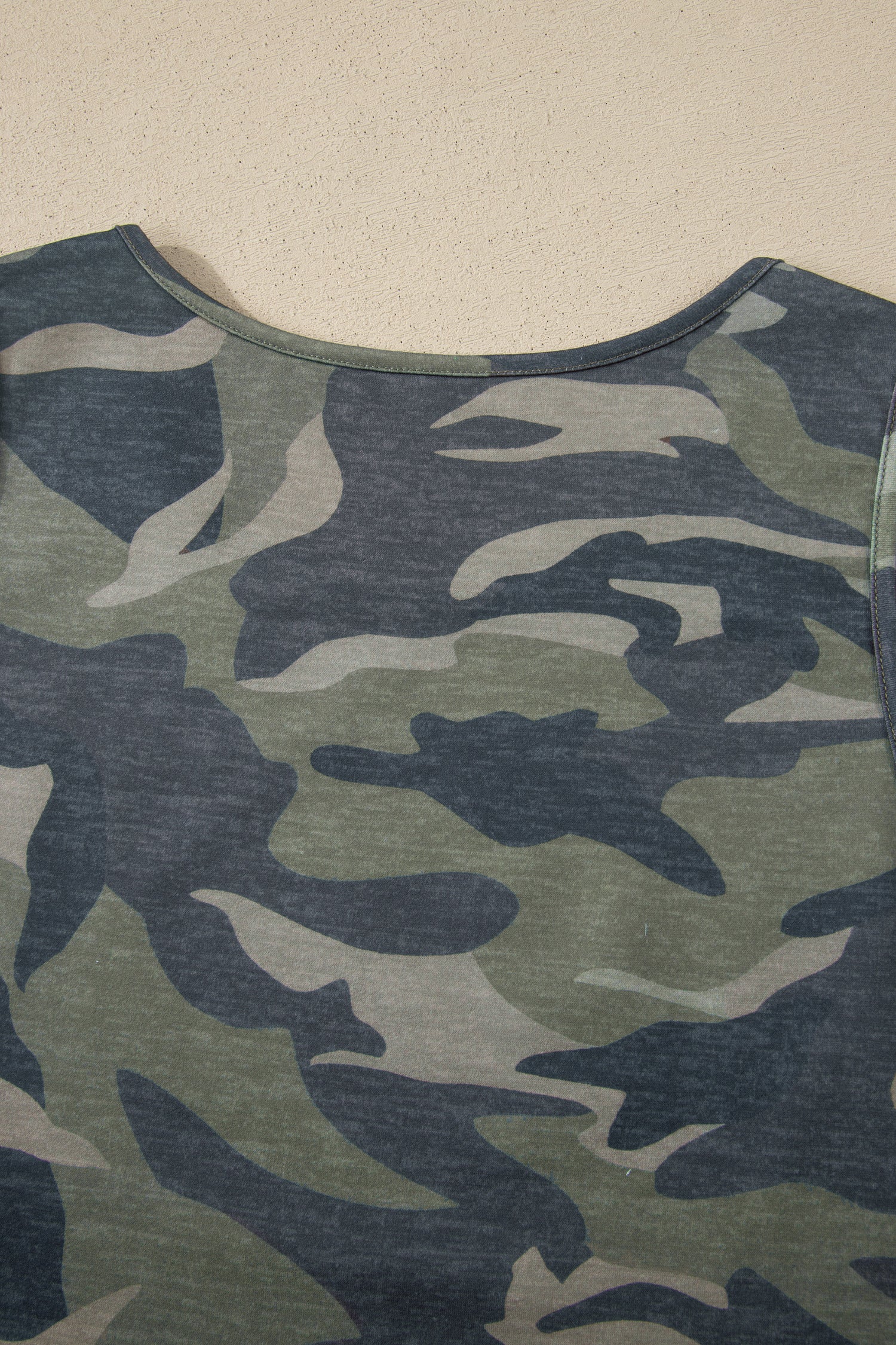 Women's Green Camo Sleeveless Tank & Drawstring Trouser Co-ord Set at LivelyLooks