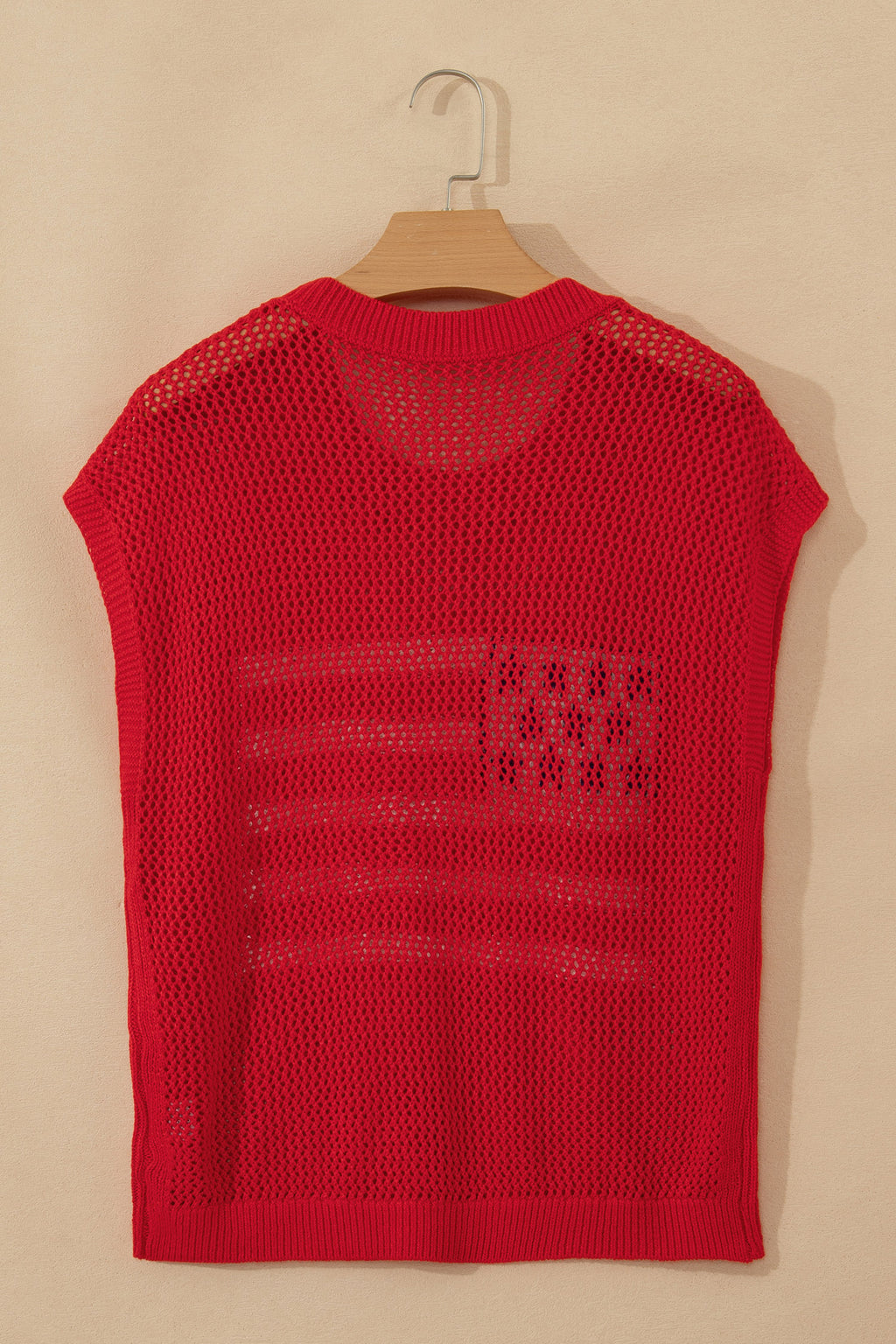 LivelyLooks Fiery Red Flag Graphic Short Sleeve Sweater Top women's fashion