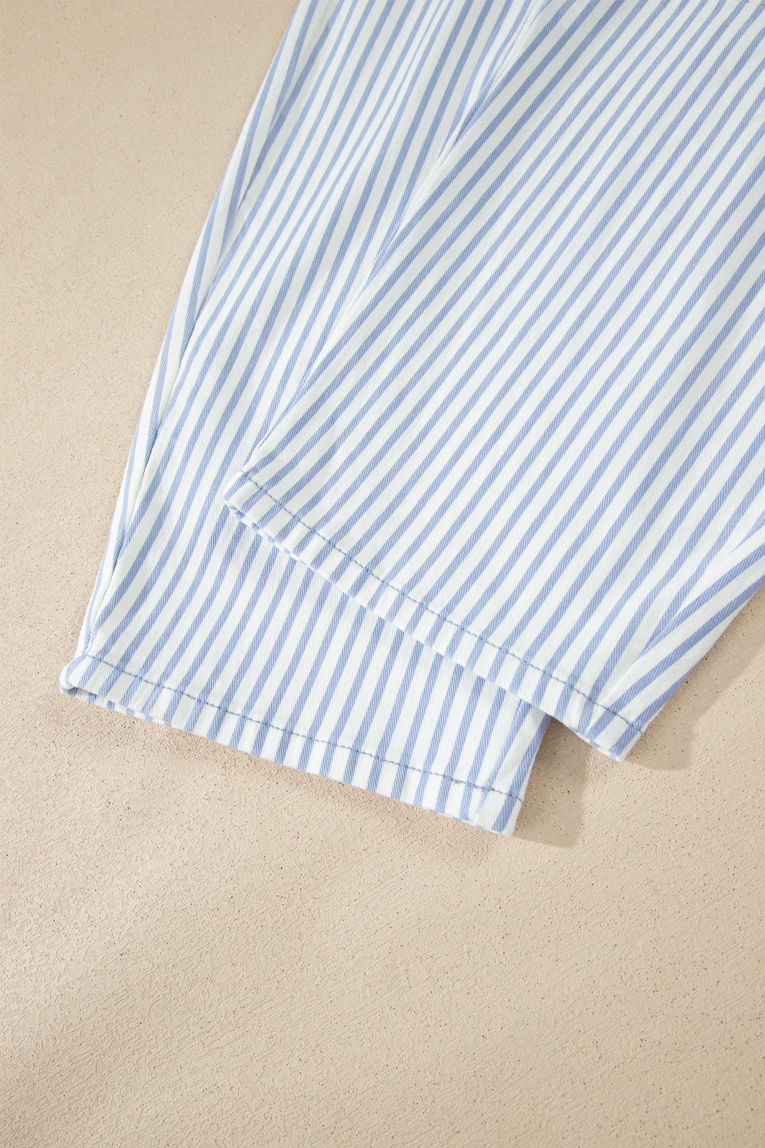 Stripe Casual Barrel Leg Jeans UK 4-16