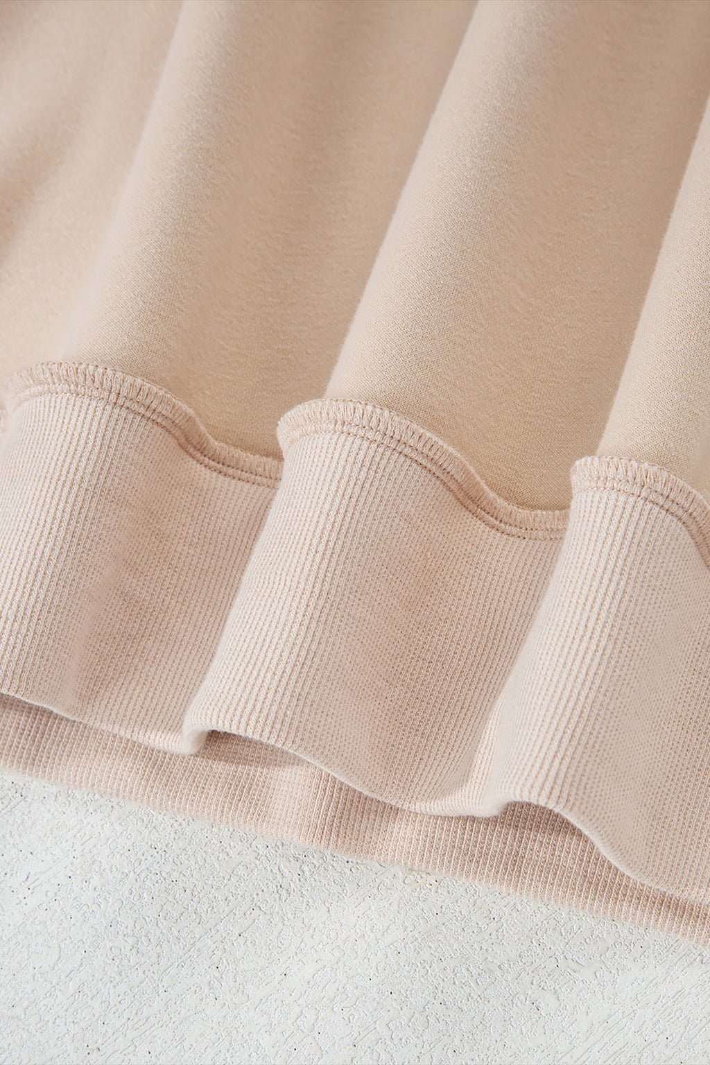 Carrot Oversized Reversible Sweatshirt Drop Shoulder Mock Neck Women S-XL
