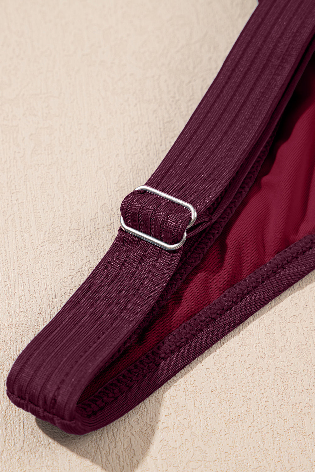 Ribbed Knit Crossed Tank & Skort Tankini Set | Blue, Black, Burgundy & Navy | UK 8-22