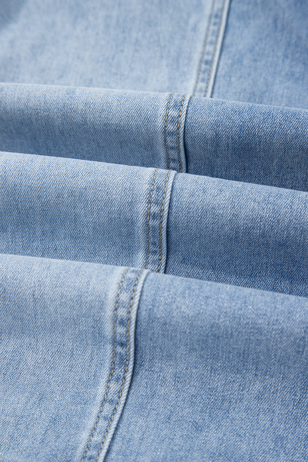 Shop Drawstring Seam Detail Raw Hem Wide Leg Denim Jeans UK 8-22 at LivelyLooks