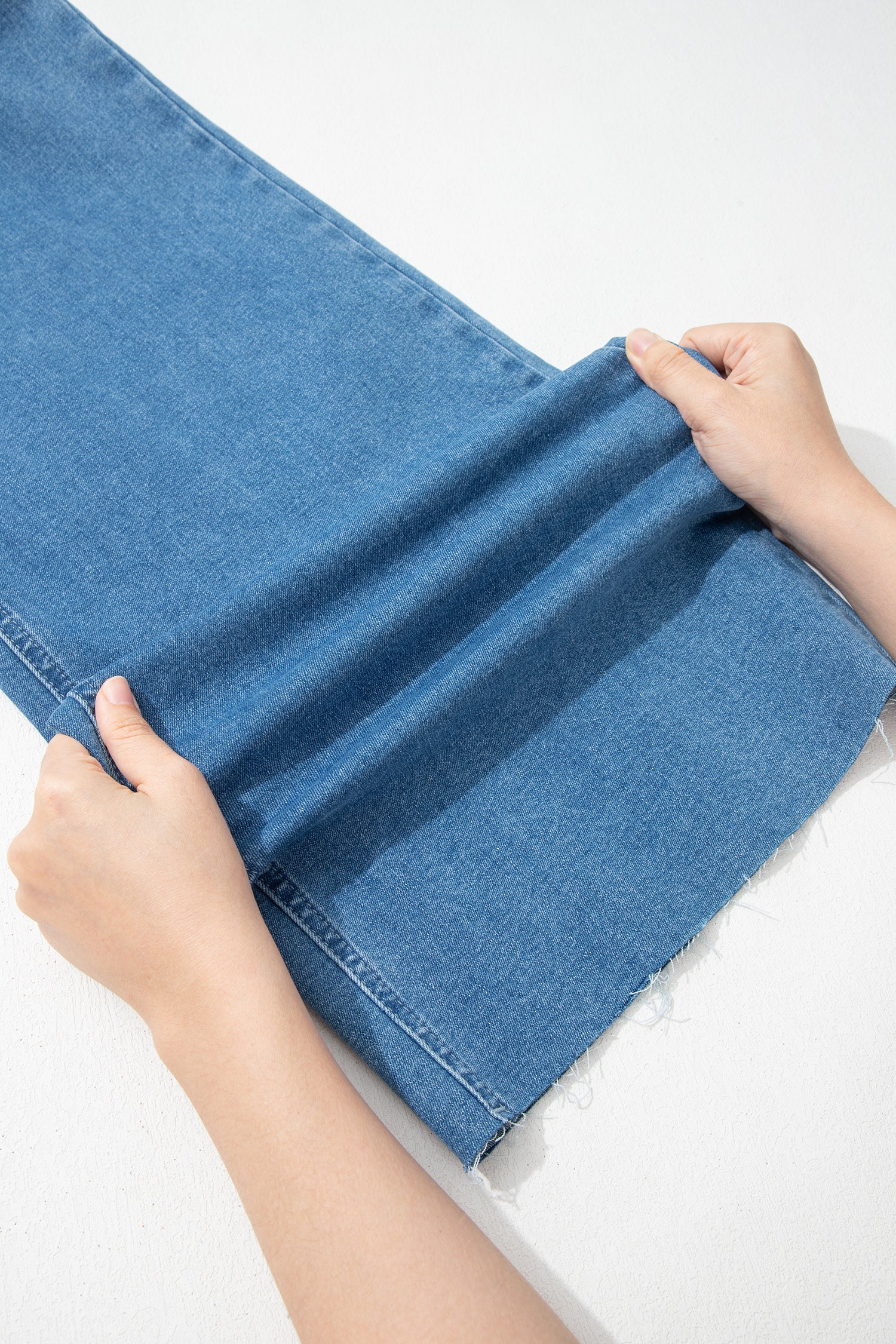 Women's Women's Retro Washed Loose Jeans Patch Pocket 2 Colours Sizes 4-16 at LivelyLooks