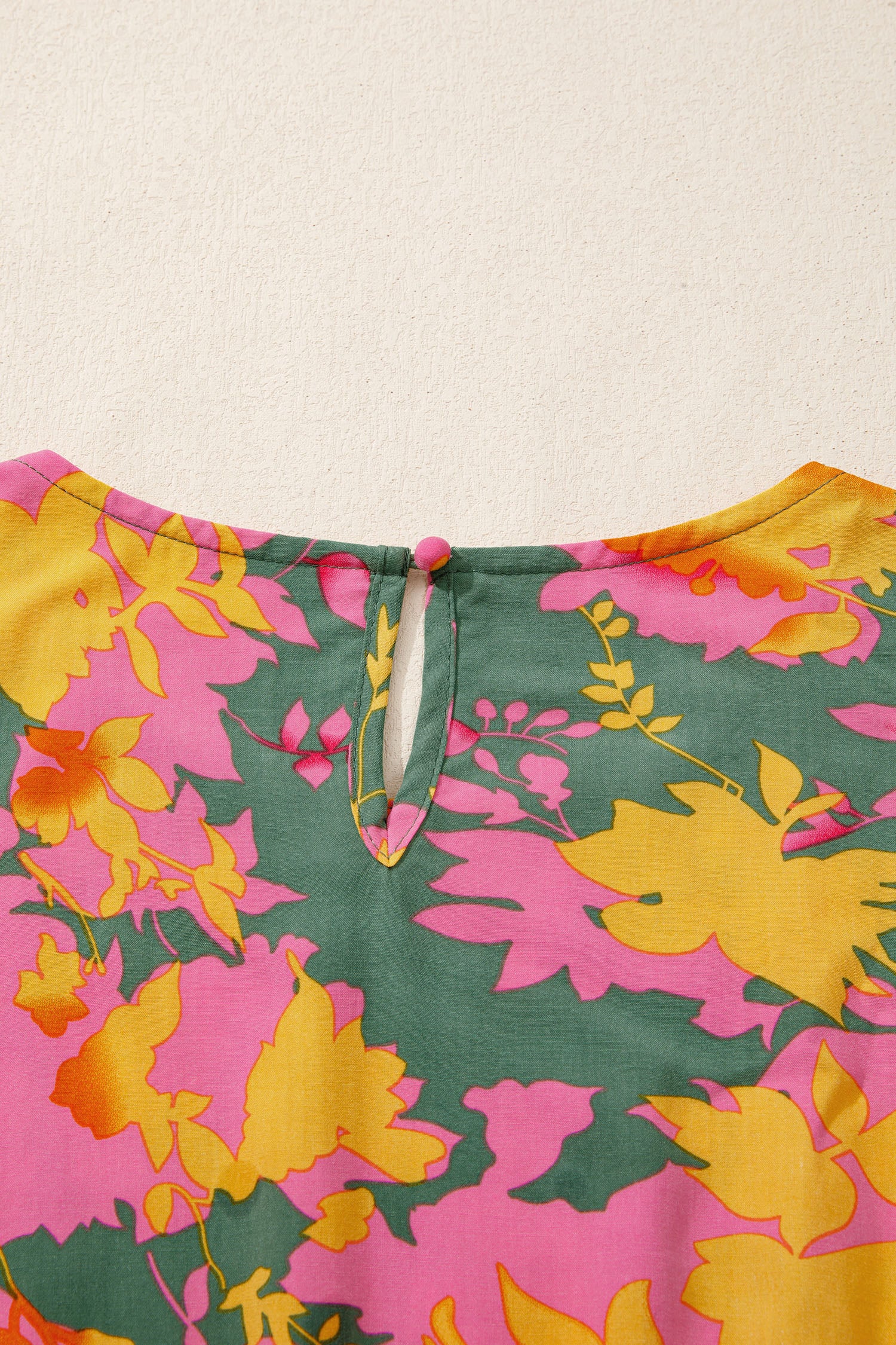 Multicolour Floral Print Long Sleeve Smocked Ruffled Mini Dress | UK 8–22
