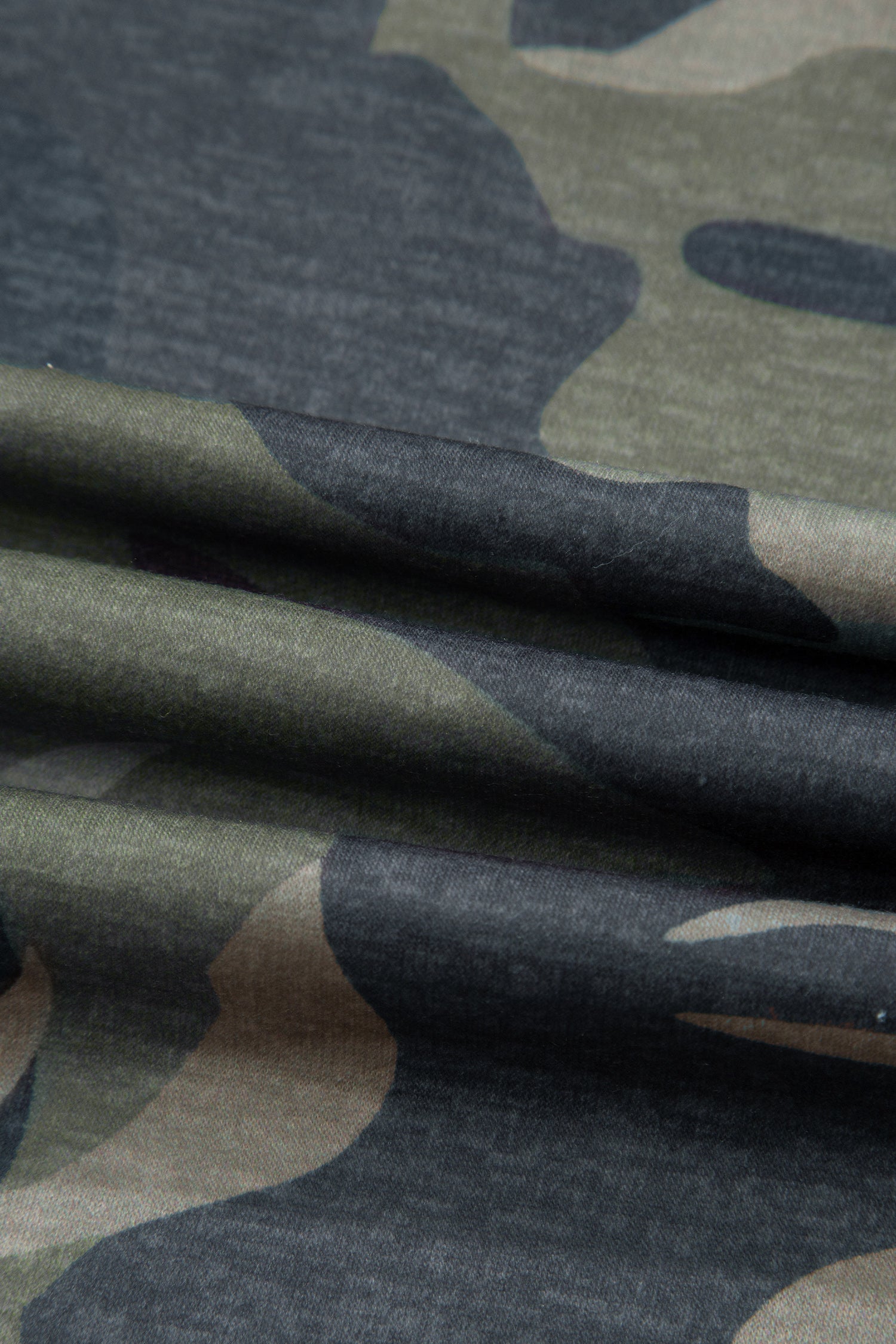 Women's Green Camo Sleeveless Tank & Drawstring Trouser Co-ord Set at LivelyLooks