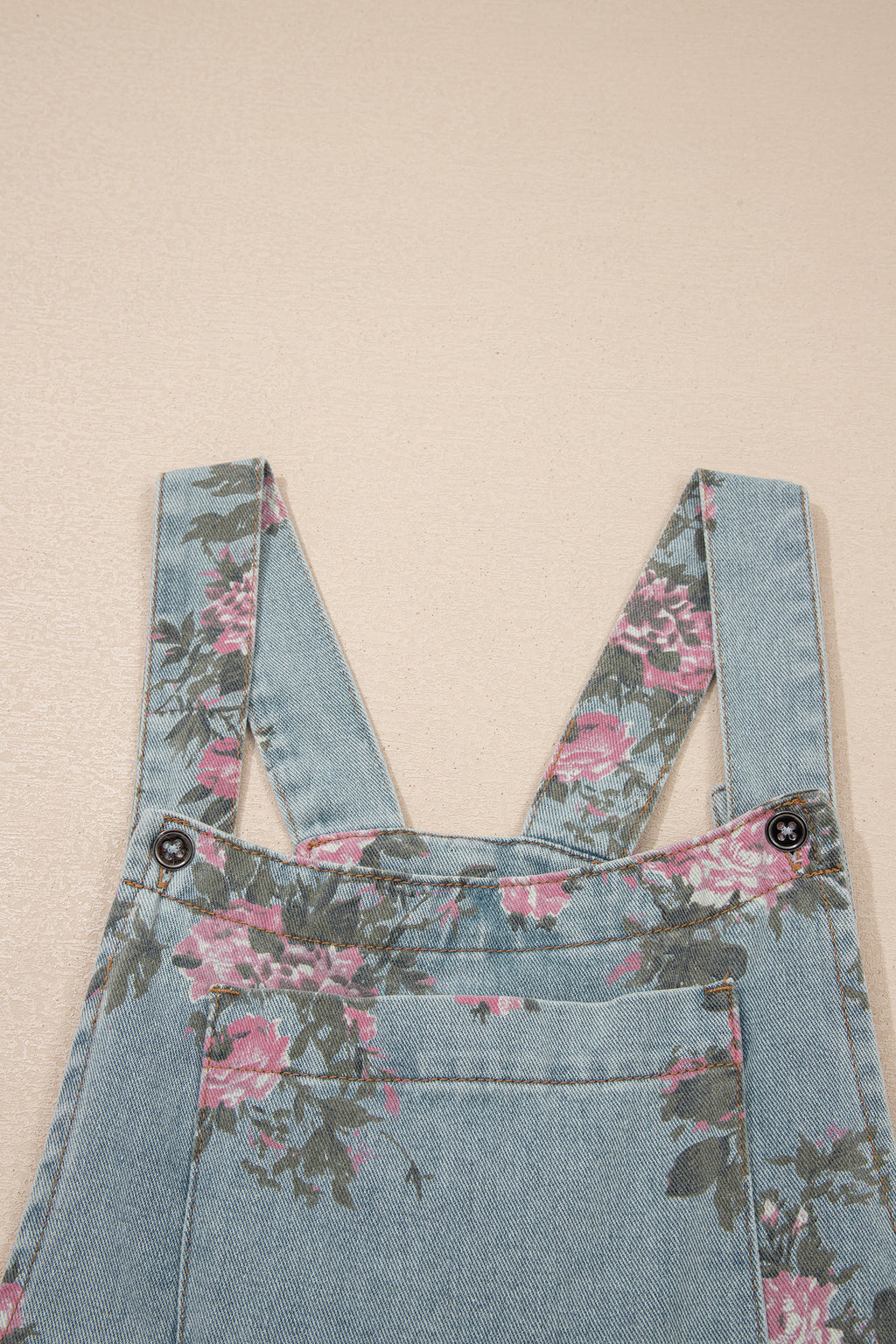 LivelyLooks Floral Print Pleated High Waist Wide Leg Denim Jumpsuit | S-XL women's fashion