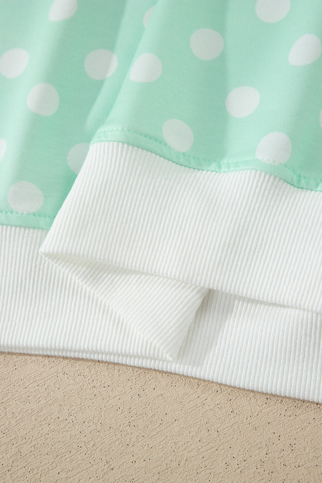 Polka Dot Mock Neck Short Set – Yellow, Pink, Sky Blue & Green