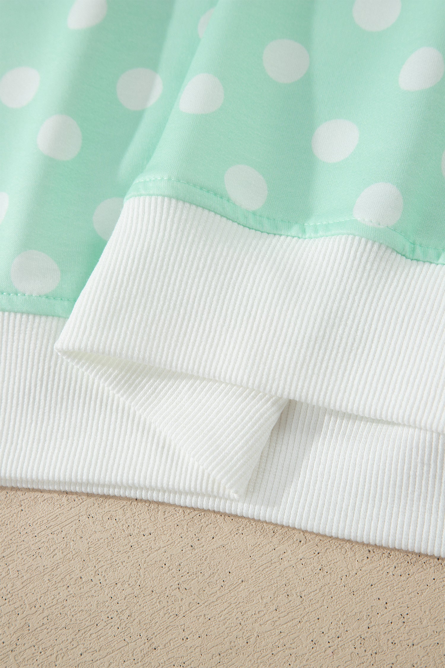 Polka Dot Mock Neck Short Set – Yellow, Pink, Sky Blue & Green