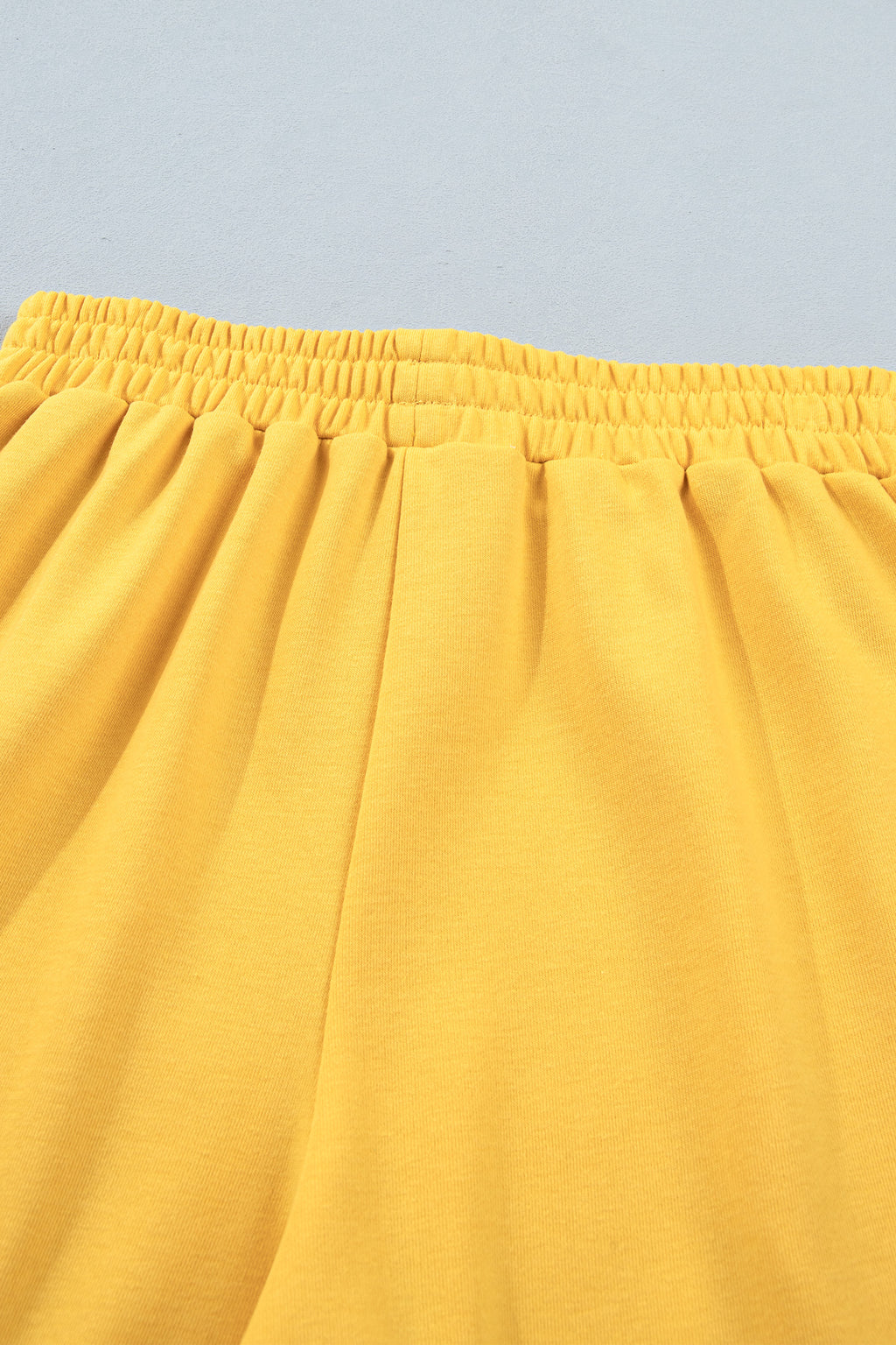 LivelyLooks Yellow & Blue Loose Polo Tee & Elastic Waist Shorts Co-ord Set | S-XL women's fashion